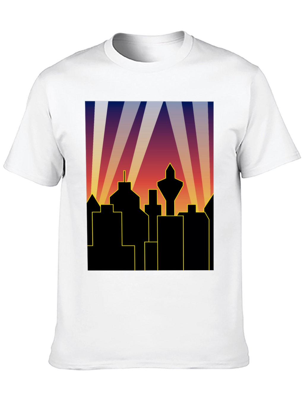 Retro City Skyline T-Shirt