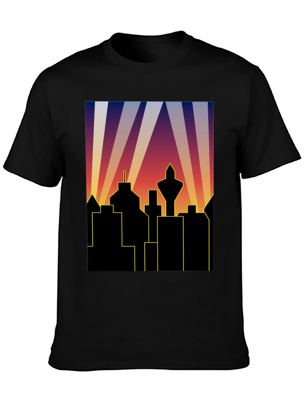 Retro City Skyline T-Shirt