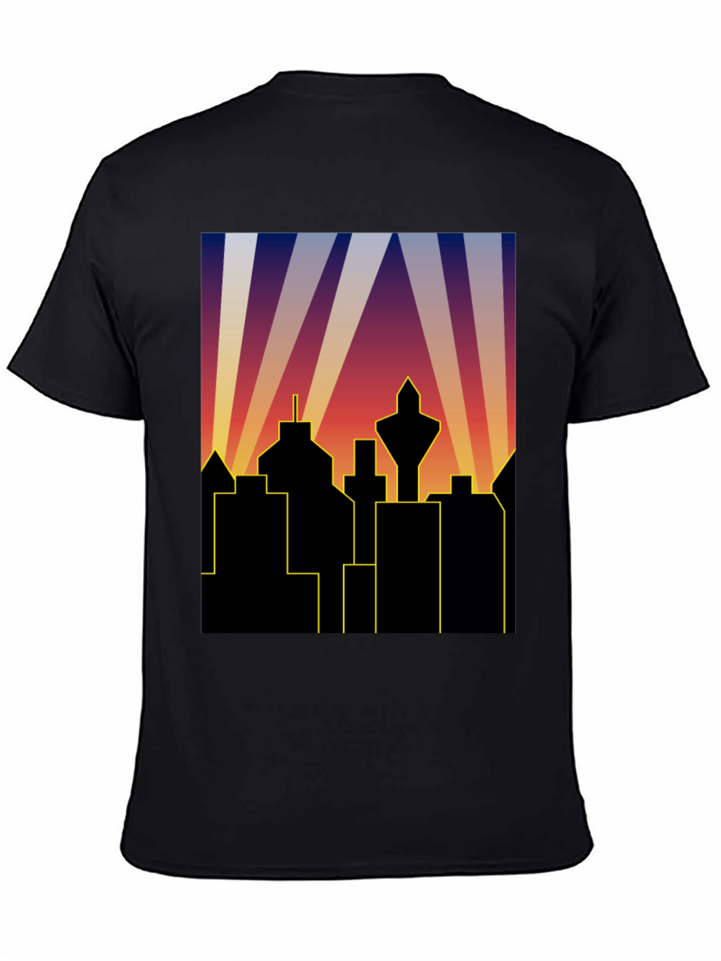 Retro City Skyline T-Shirt