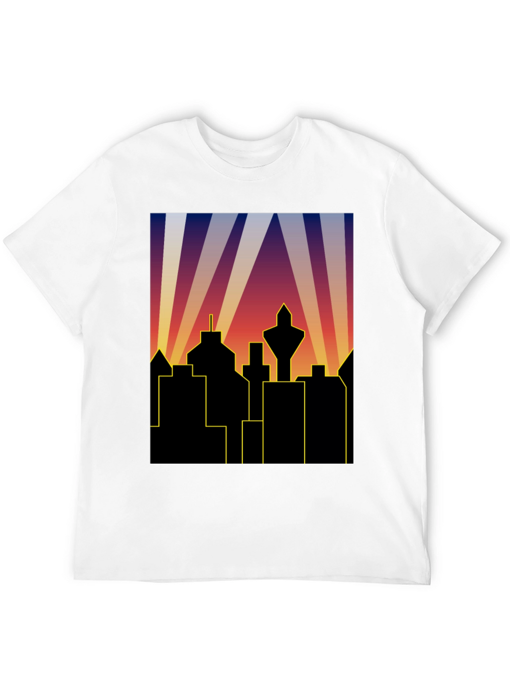 Retro City Skyline T-Shirt