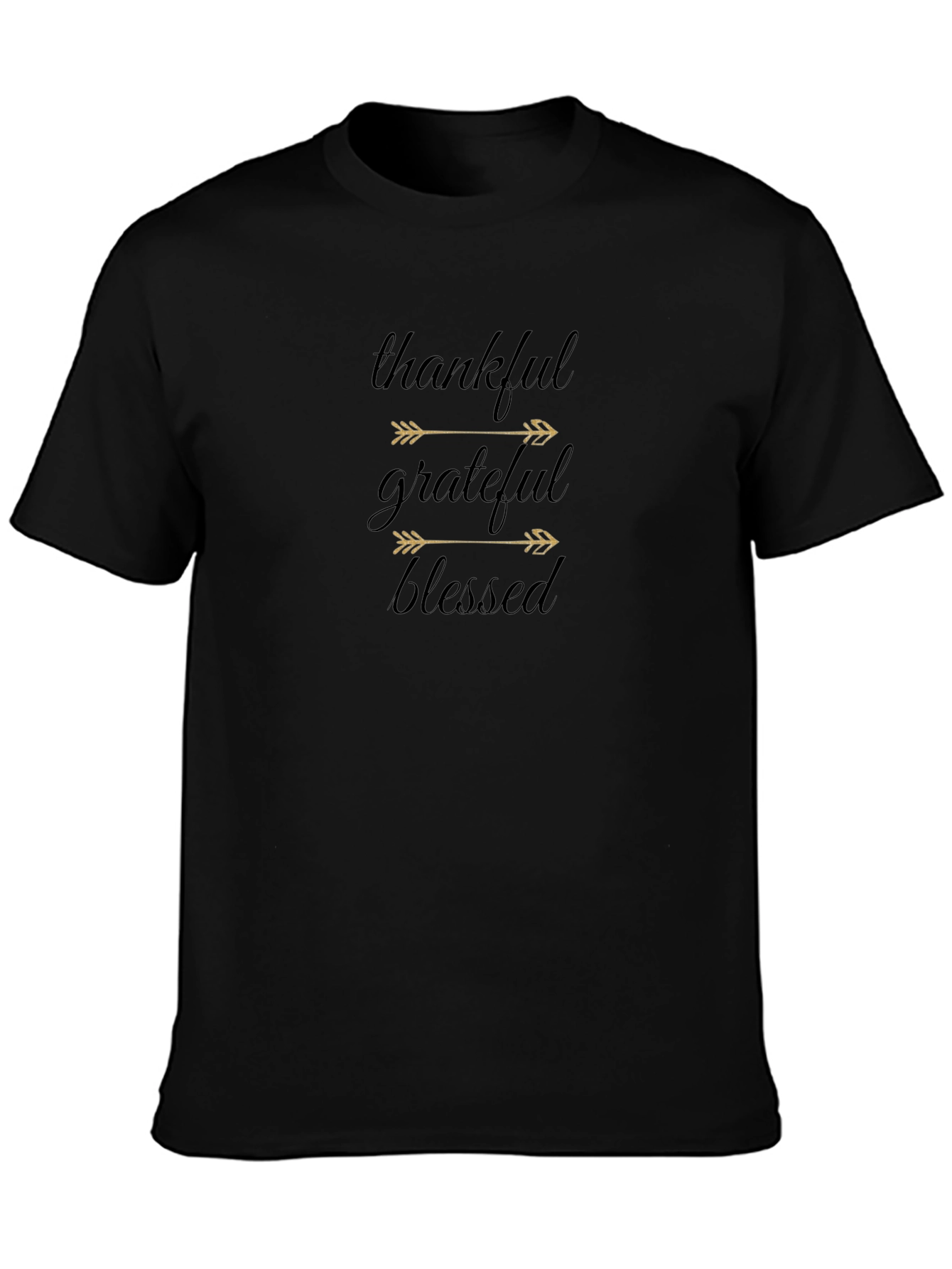Thankful Grateful Blessed Graphic Tee