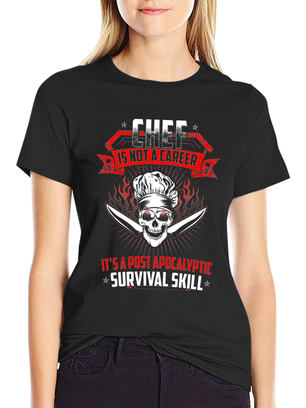 Chef Post-Apocalyptic Survival Skill T-Shirt