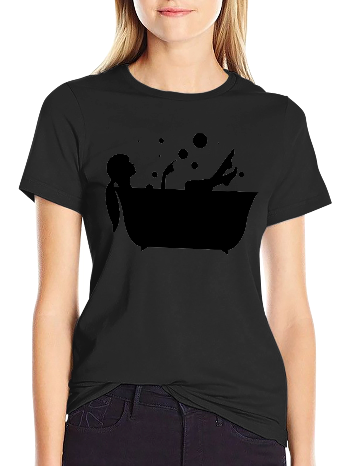Relaxing Bathtub T-Shirt - Minimalist Style