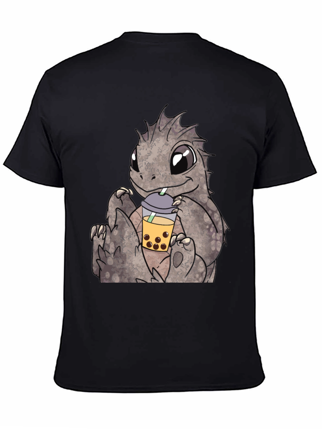 Cute Dinosaur Bubble Tea Graphic Tee