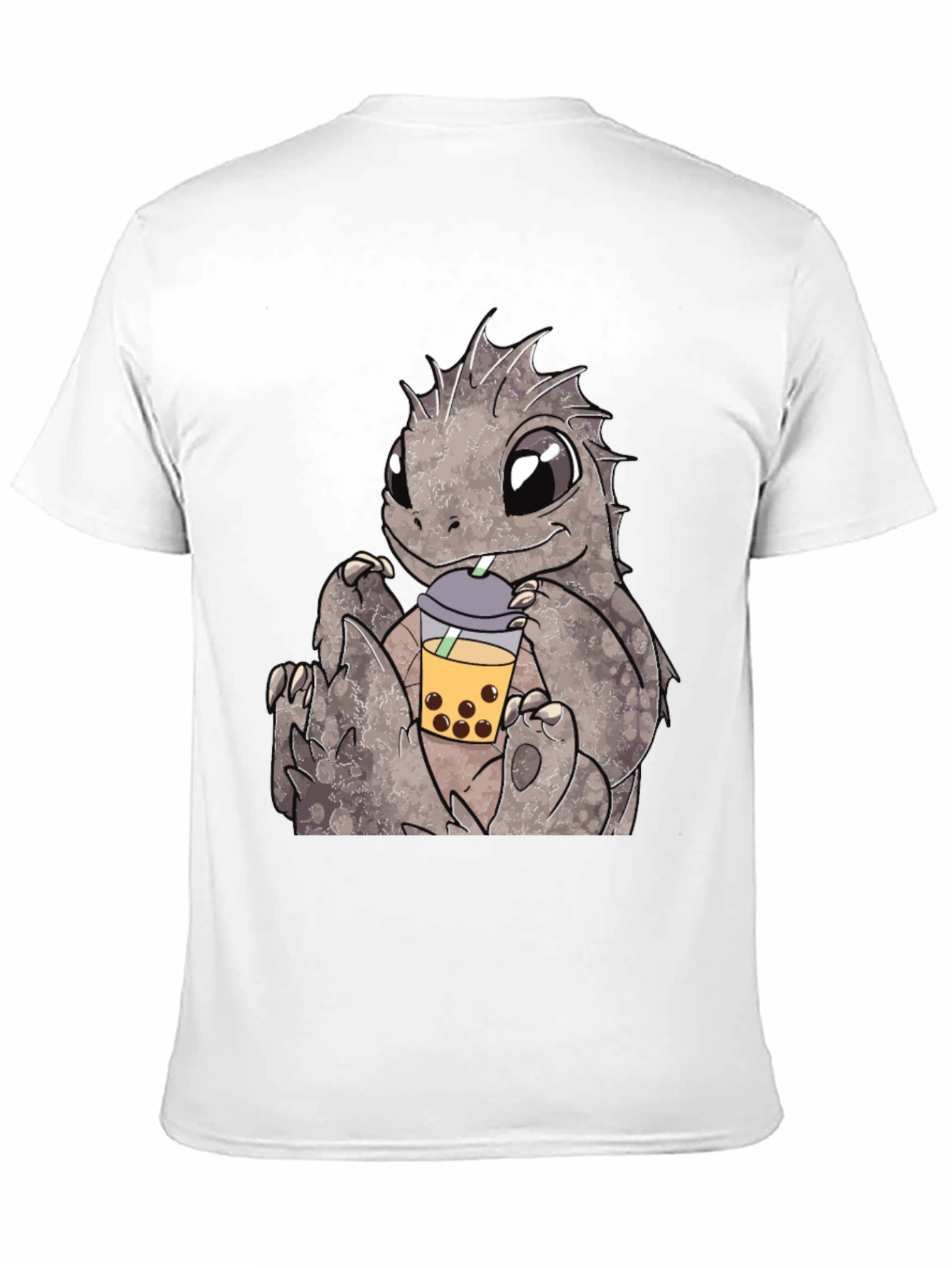 Cute Dinosaur Bubble Tea Graphic Tee