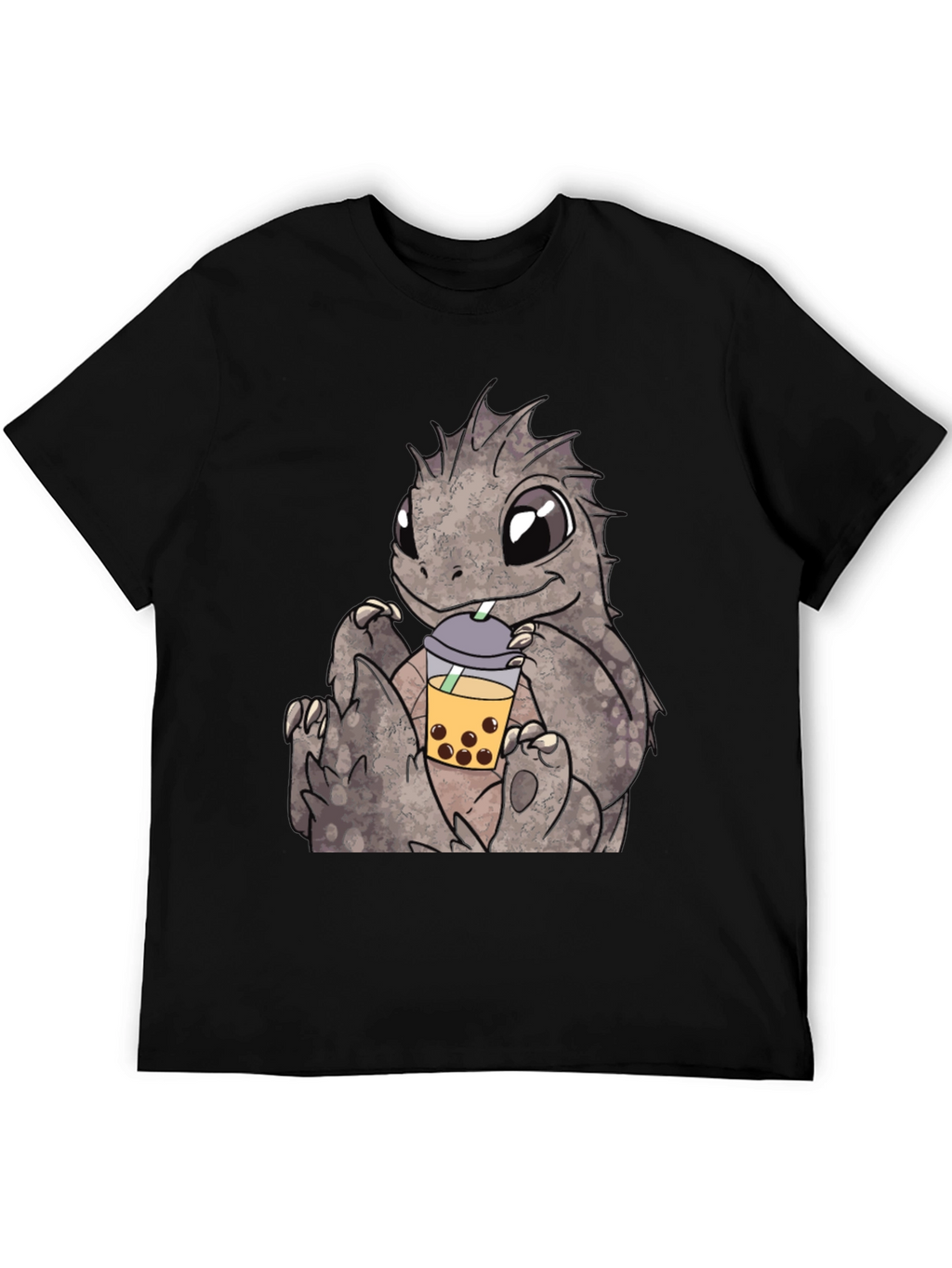 Cute Dinosaur Bubble Tea Graphic Tee