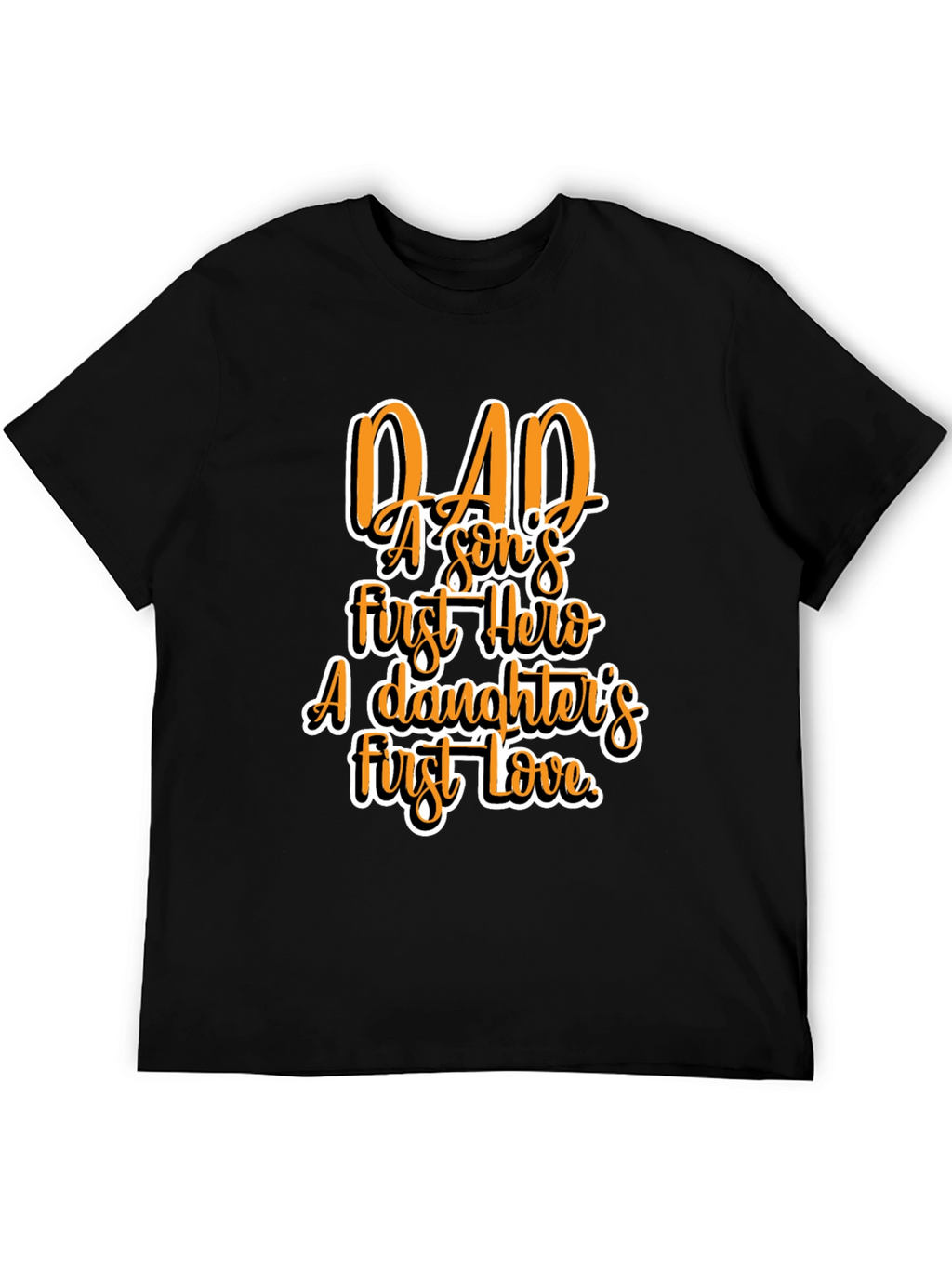 Dad Hero Love Graphic T-Shirt