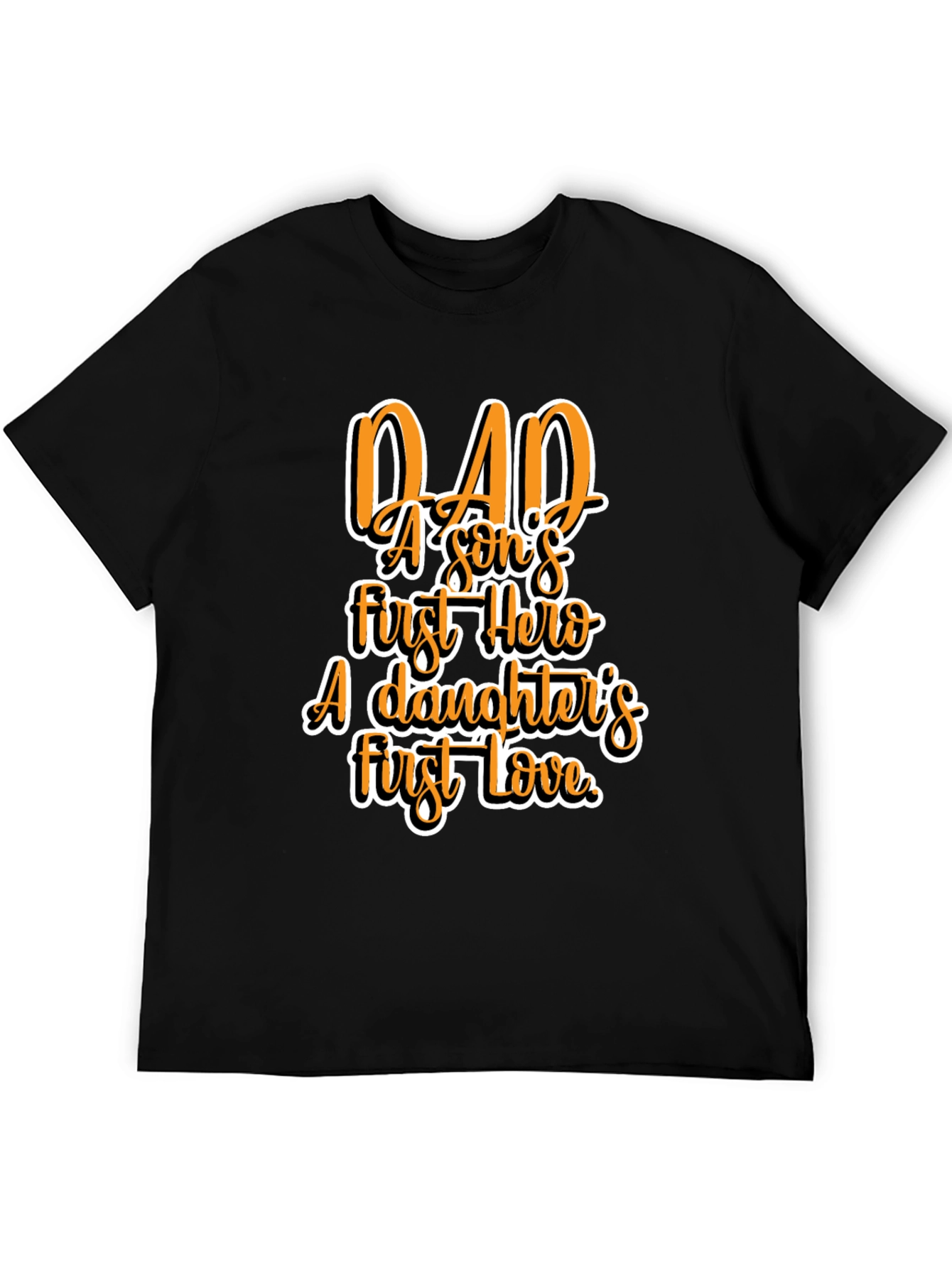 Dad Hero Love Graphic T-Shirt