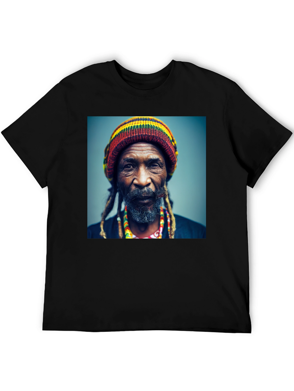 Rasta Man Graphic Tee - Cool Reggae Style