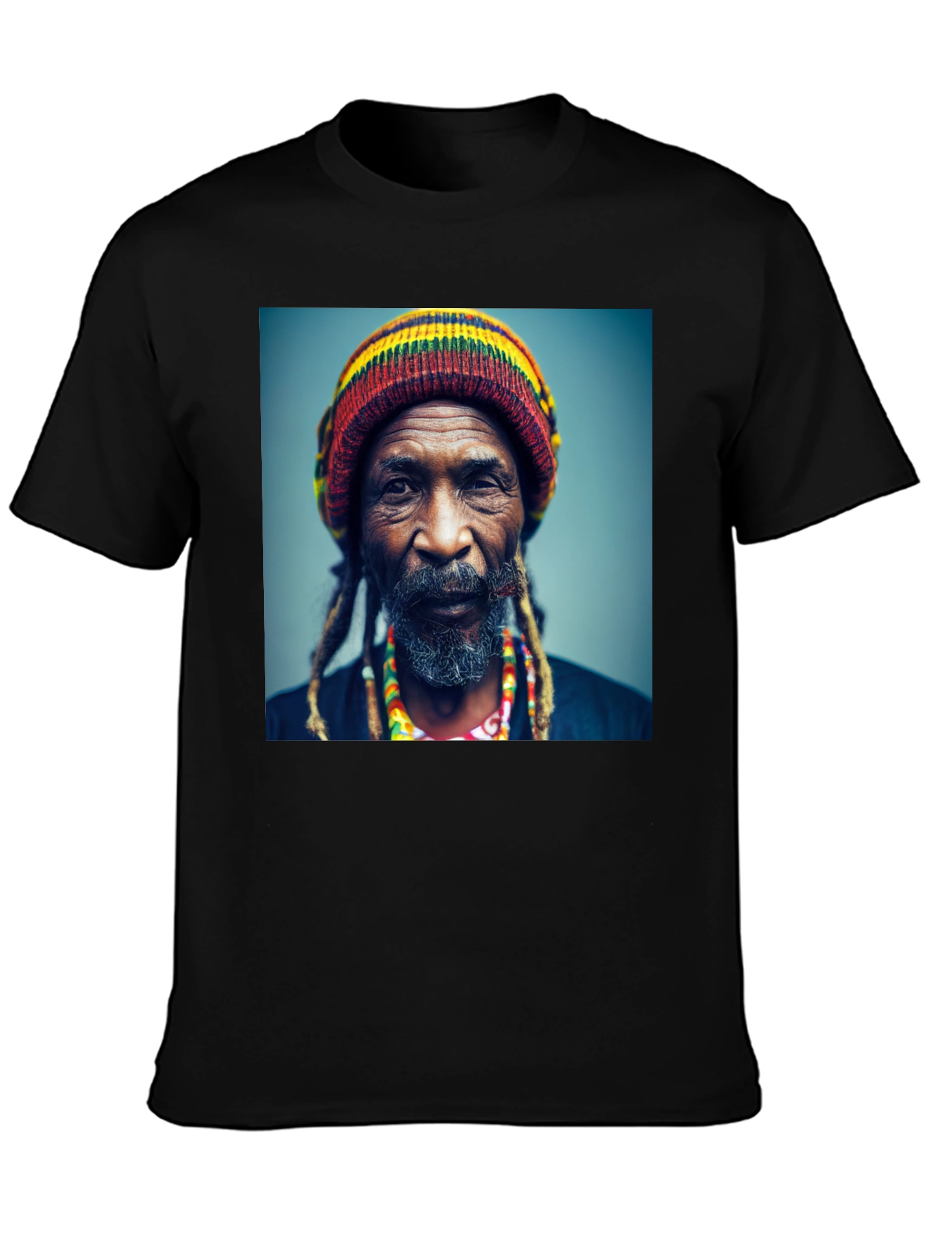 Rasta Man Graphic Tee - Cool Reggae Style