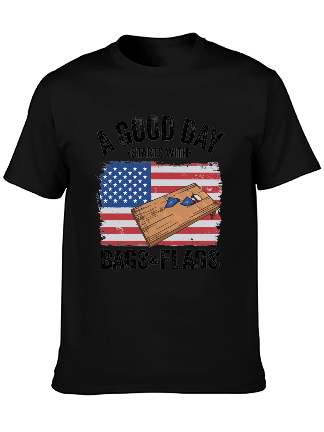 Bags & Flags Graphic T-Shirt