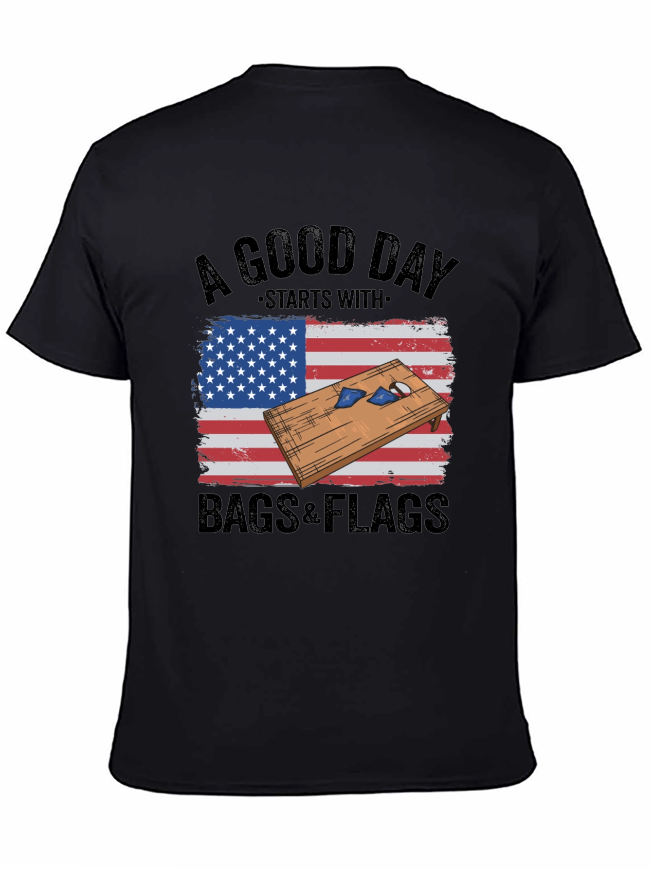 Bags & Flags Graphic T-Shirt