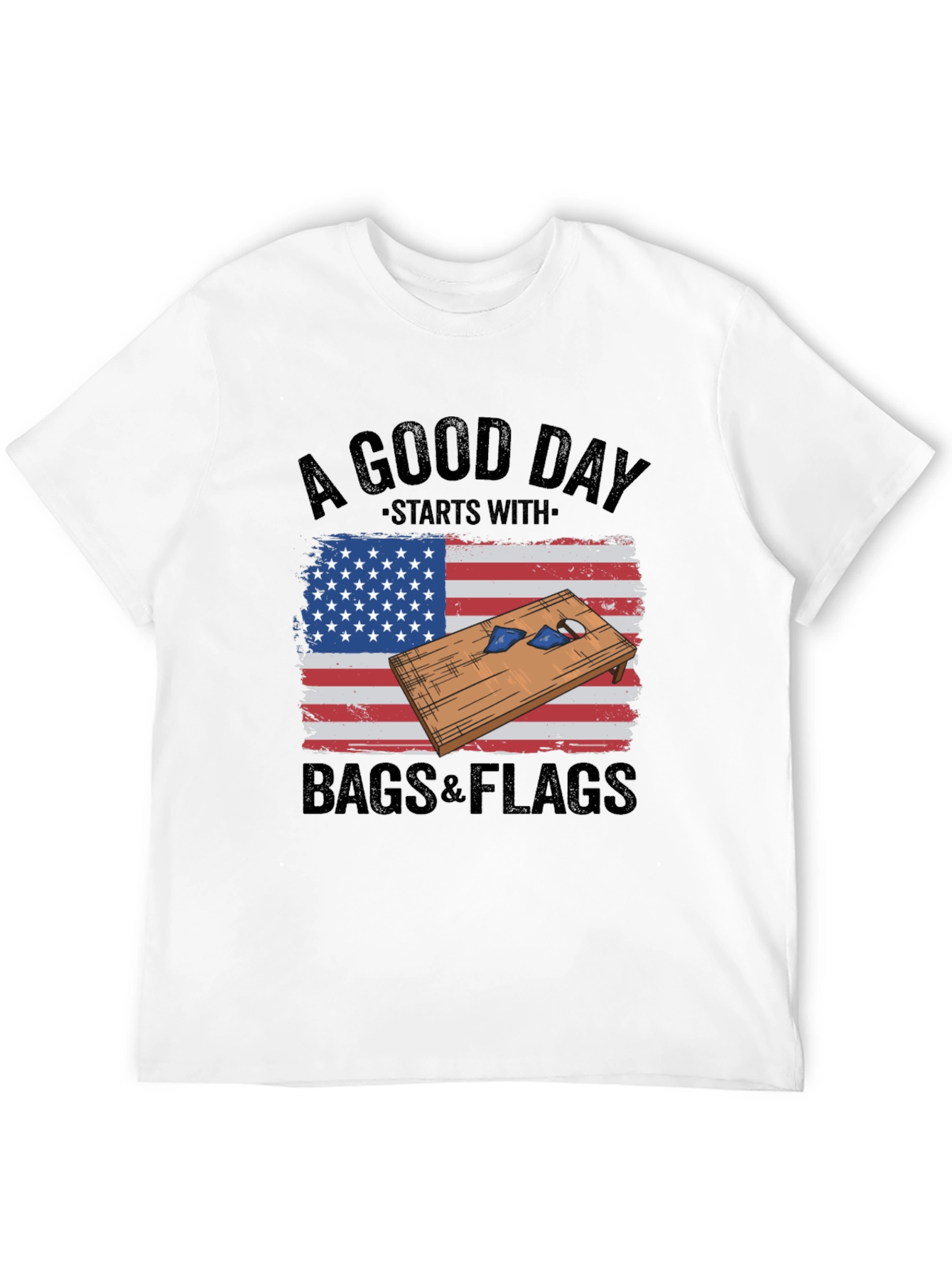 Bags & Flags Graphic T-Shirt