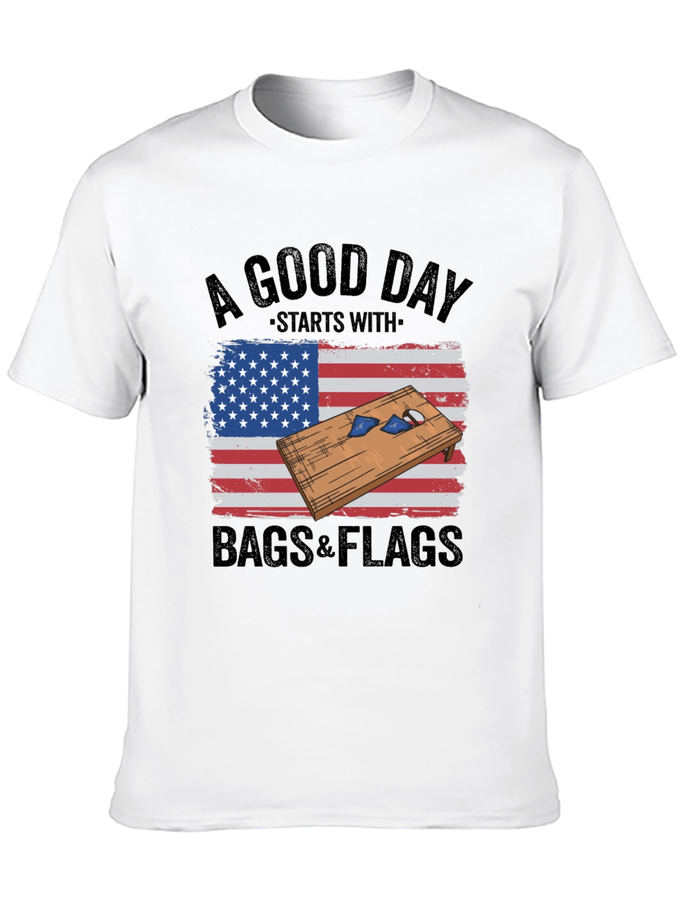 Bags & Flags Graphic T-Shirt