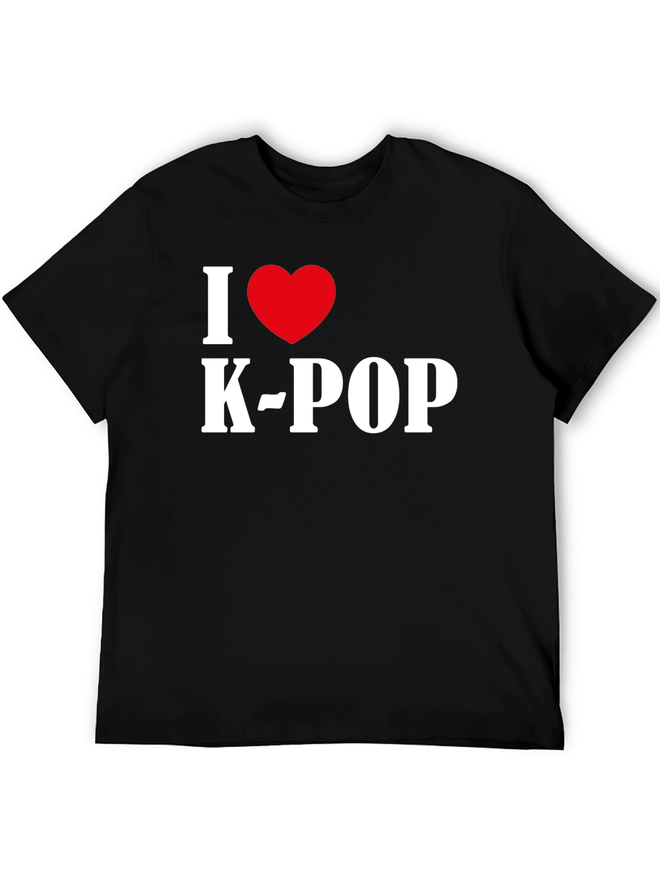 I Heart K-Pop Black T-Shirt