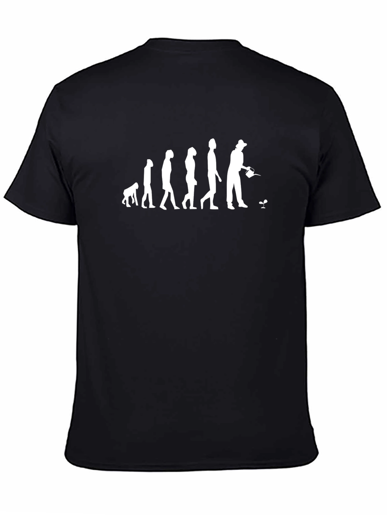 Evolution of Gardener T-Shirt - Black Cotton Tee