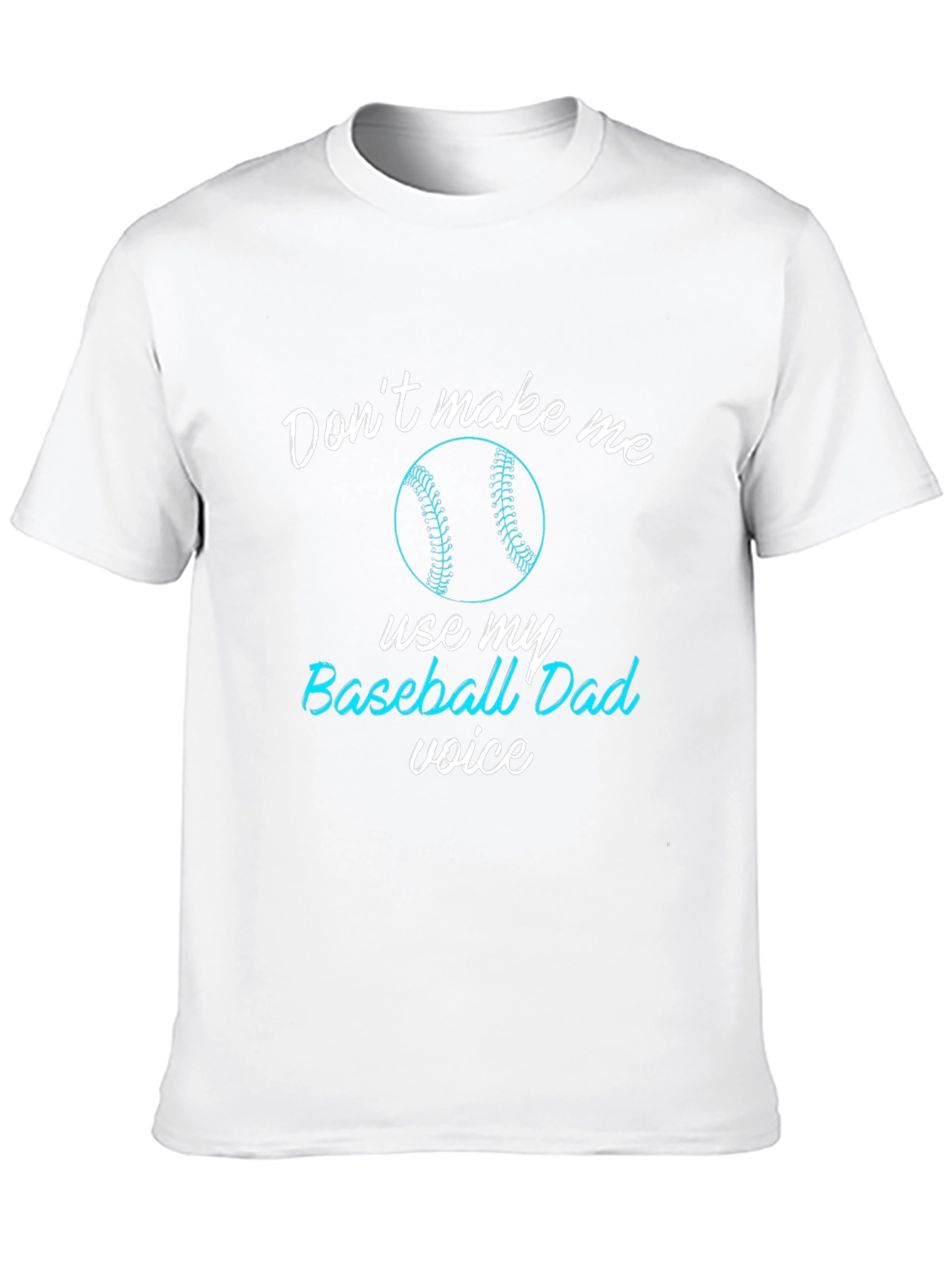 Baseball Dad Voice Graphic T-Shirt