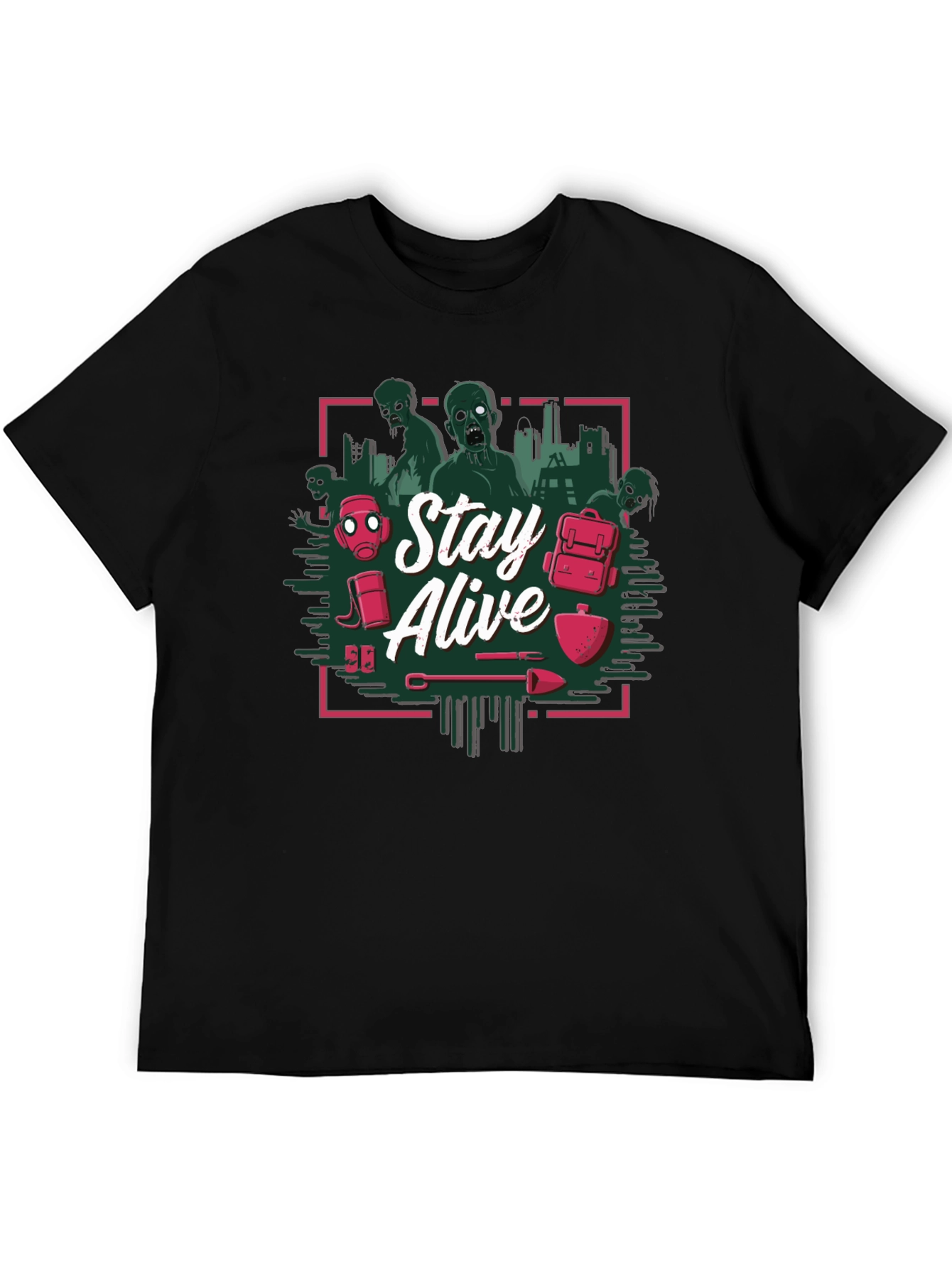 Stay Alive Zombie Apocalypse T-Shirt