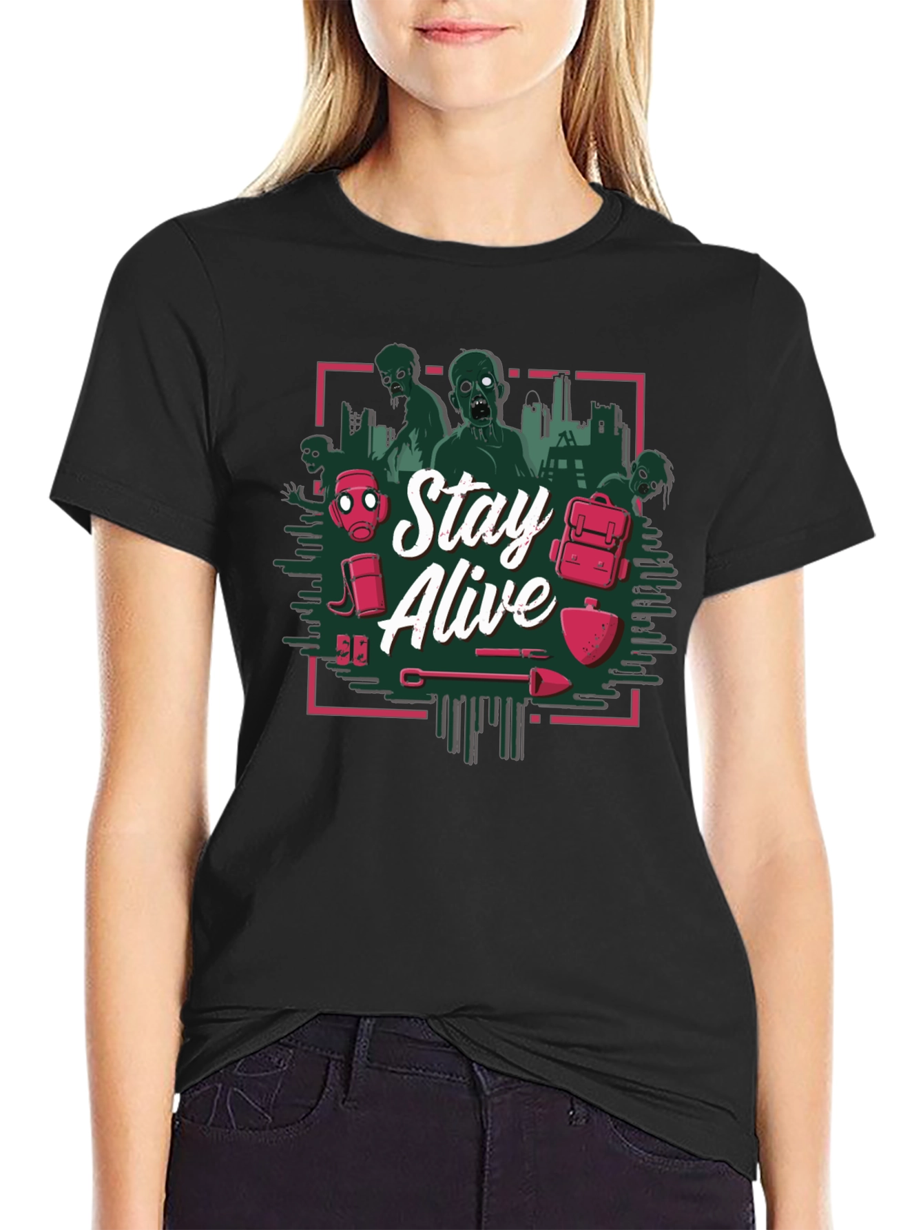 Stay Alive Zombie Apocalypse T-Shirt