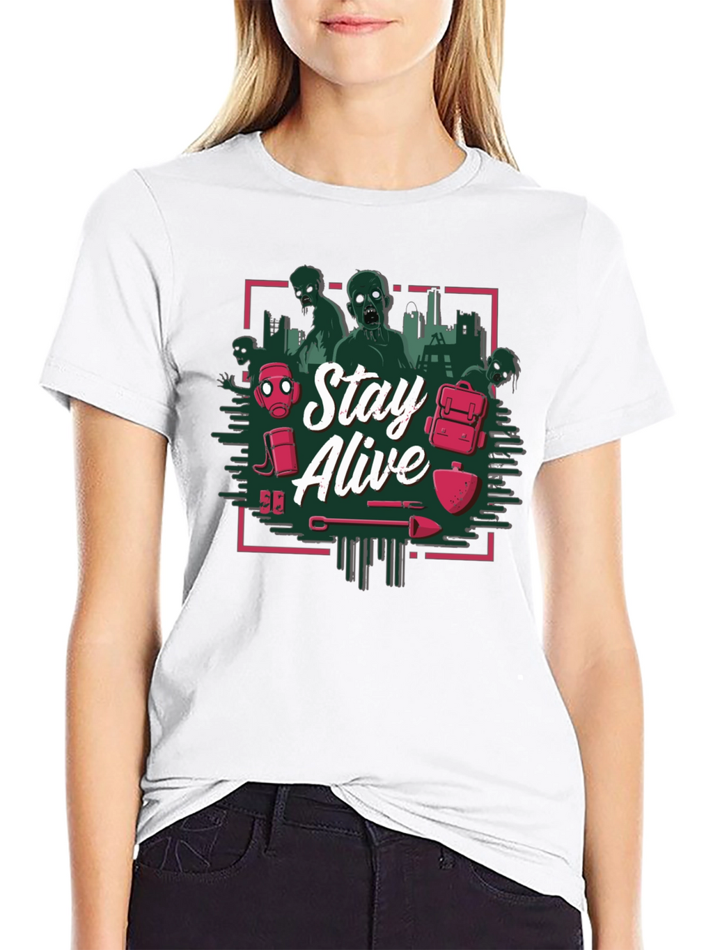 Stay Alive Zombie Apocalypse T-Shirt