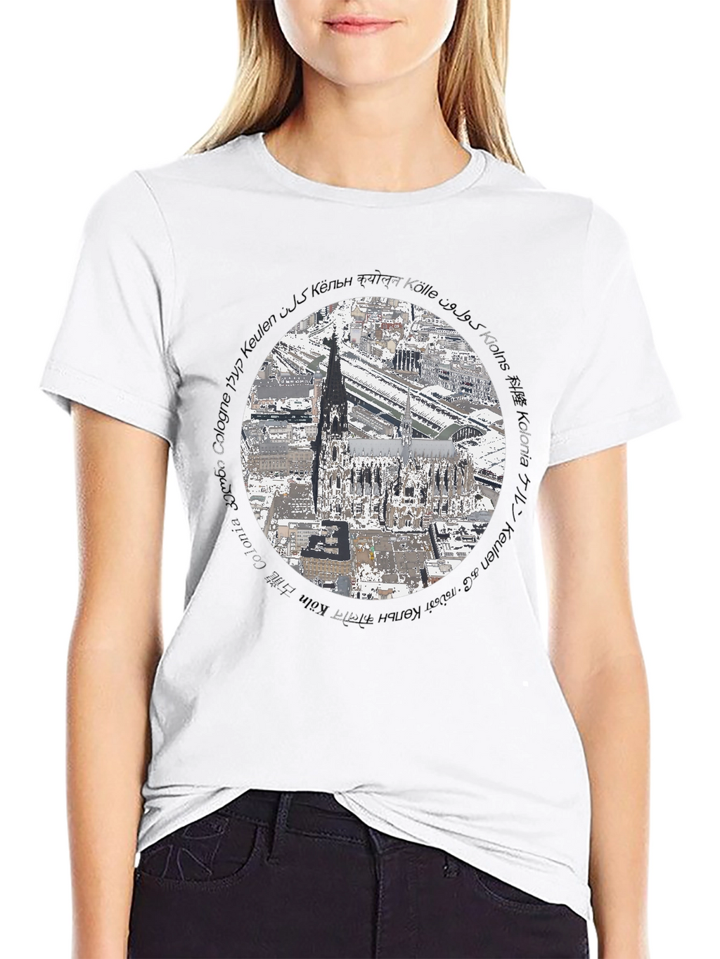 Cologne Cathedral T-Shirt - Architectural Landmark Tee