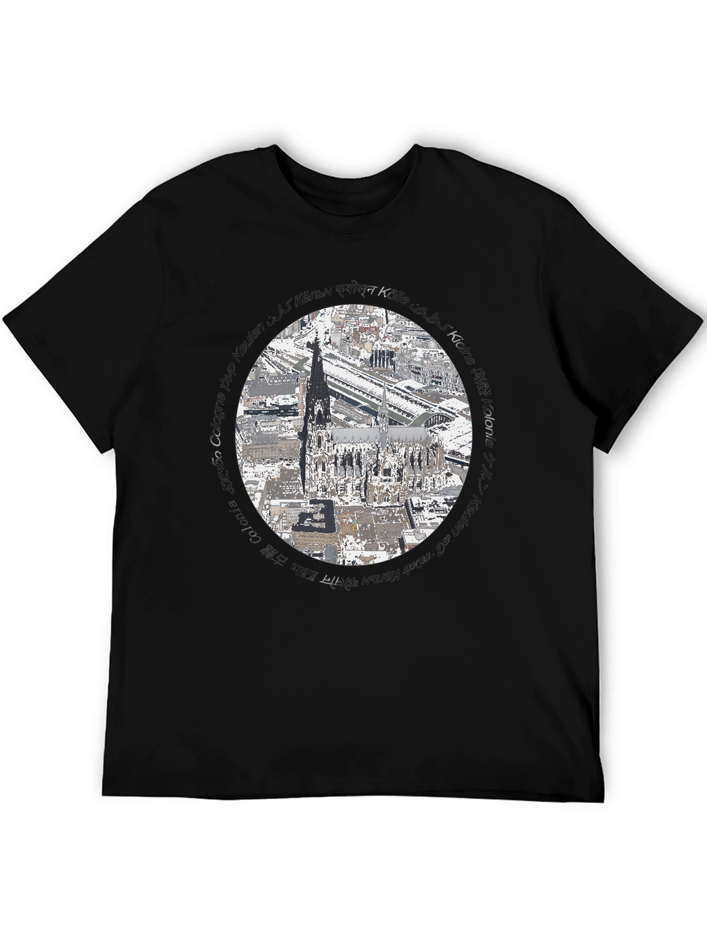 Cologne Cathedral T-Shirt - Architectural Landmark Tee
