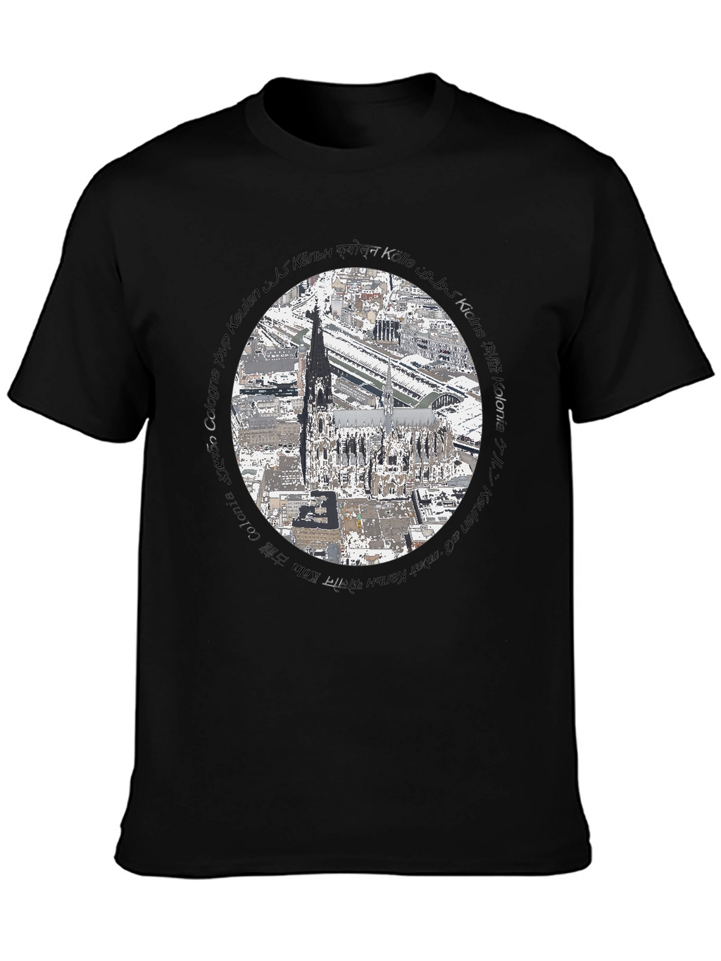 Cologne Cathedral T-Shirt - Architectural Landmark Tee
