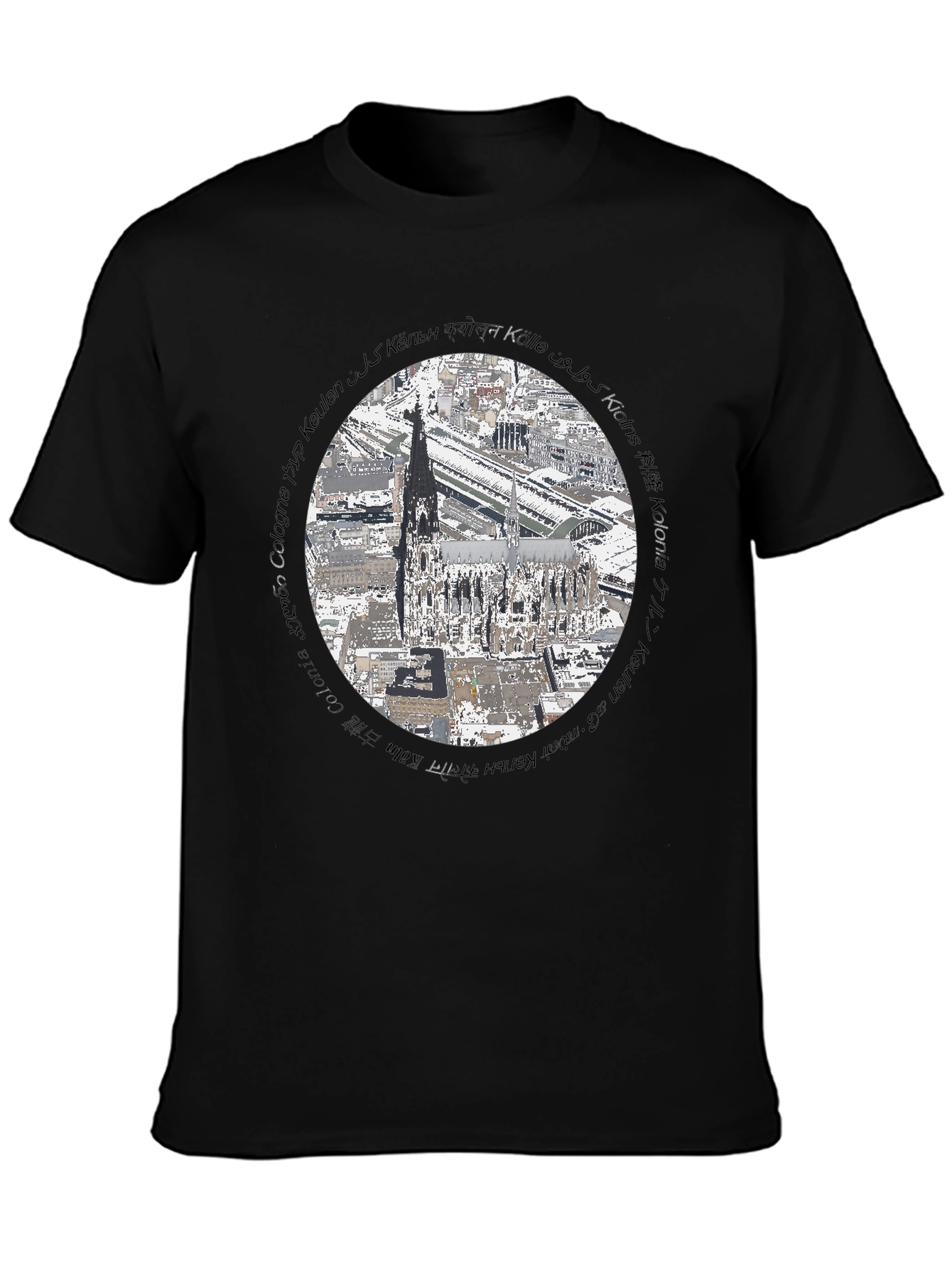 Cologne Cathedral T-Shirt - Architectural Landmark Tee
