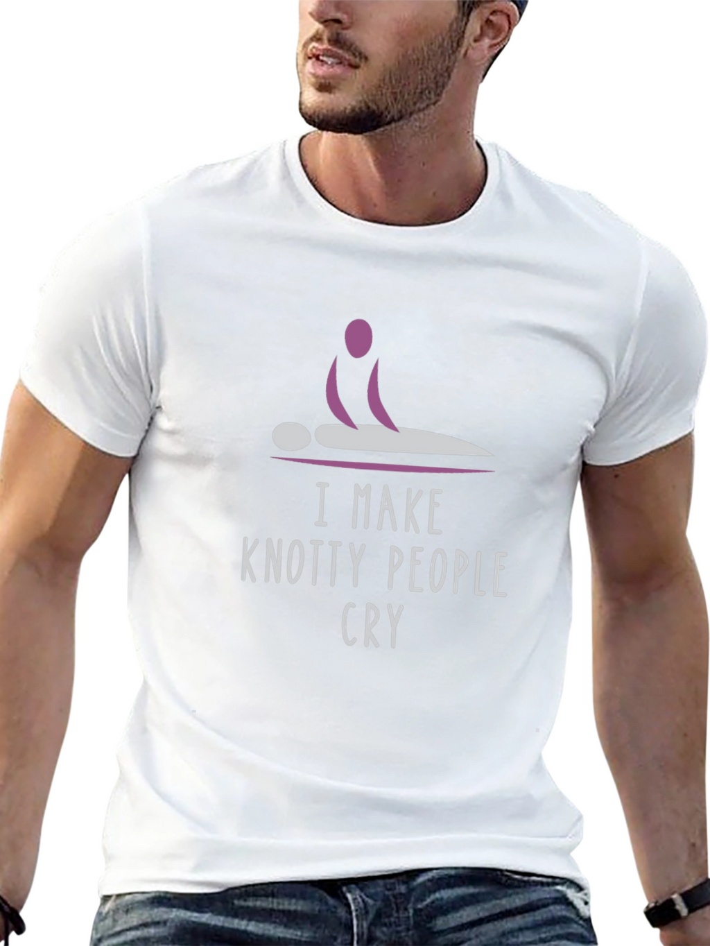 Knotty People Cry Graphic T-Shirt