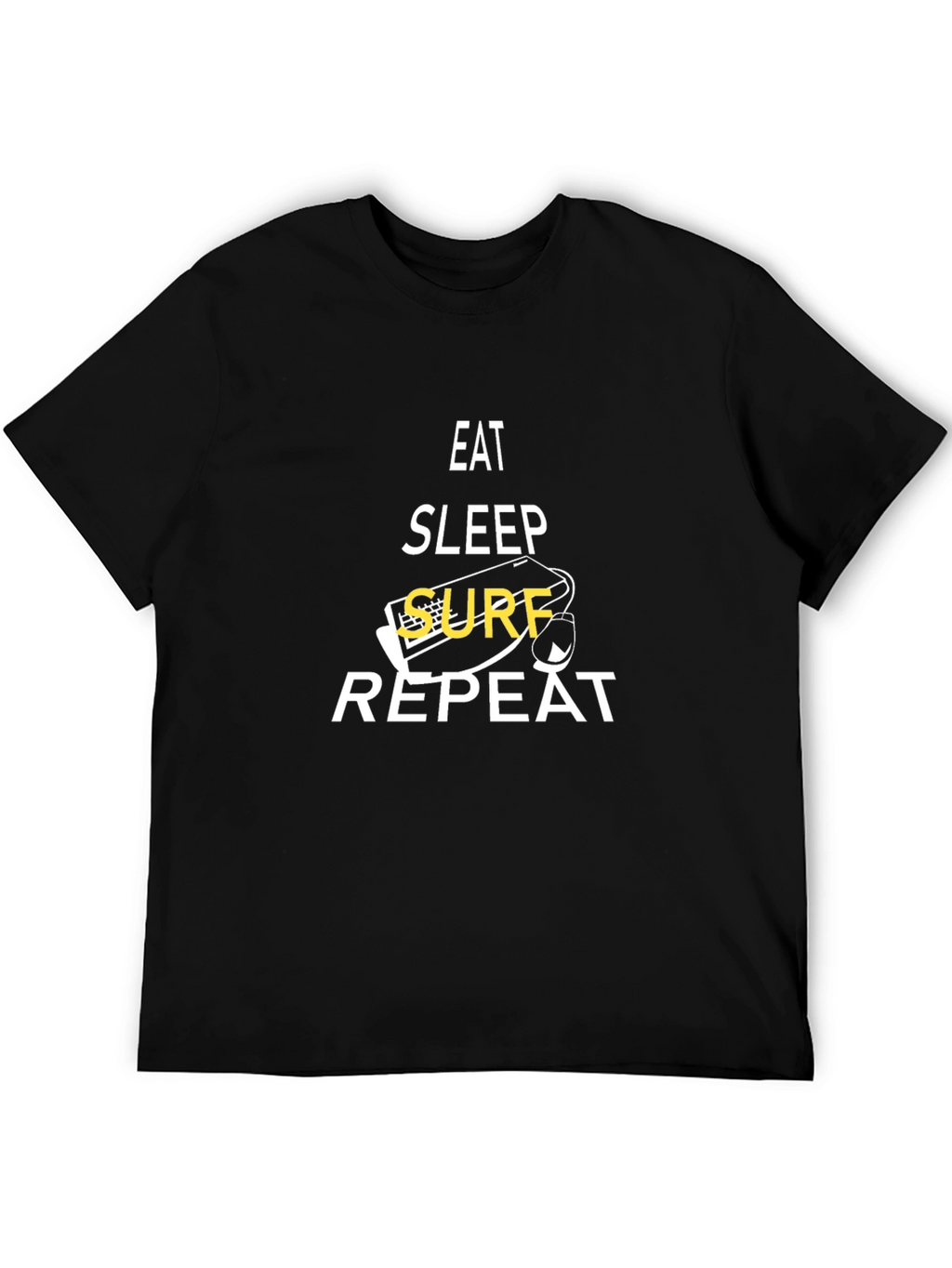 Eat Sleep Surf Repeat T-Shirt - Surfing Lifestyle Tee