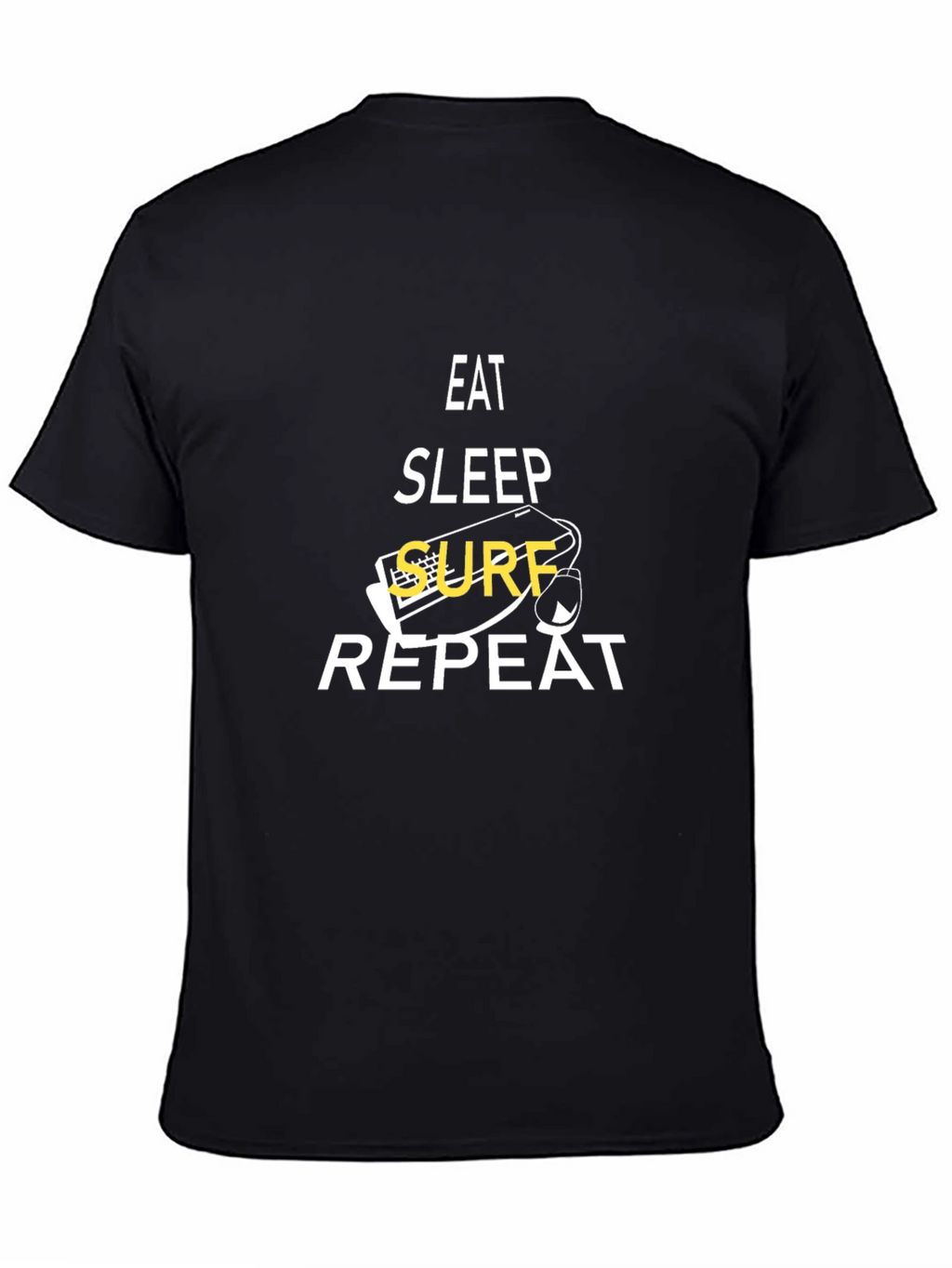 Eat Sleep Surf Repeat T-Shirt - Surfing Lifestyle Tee
