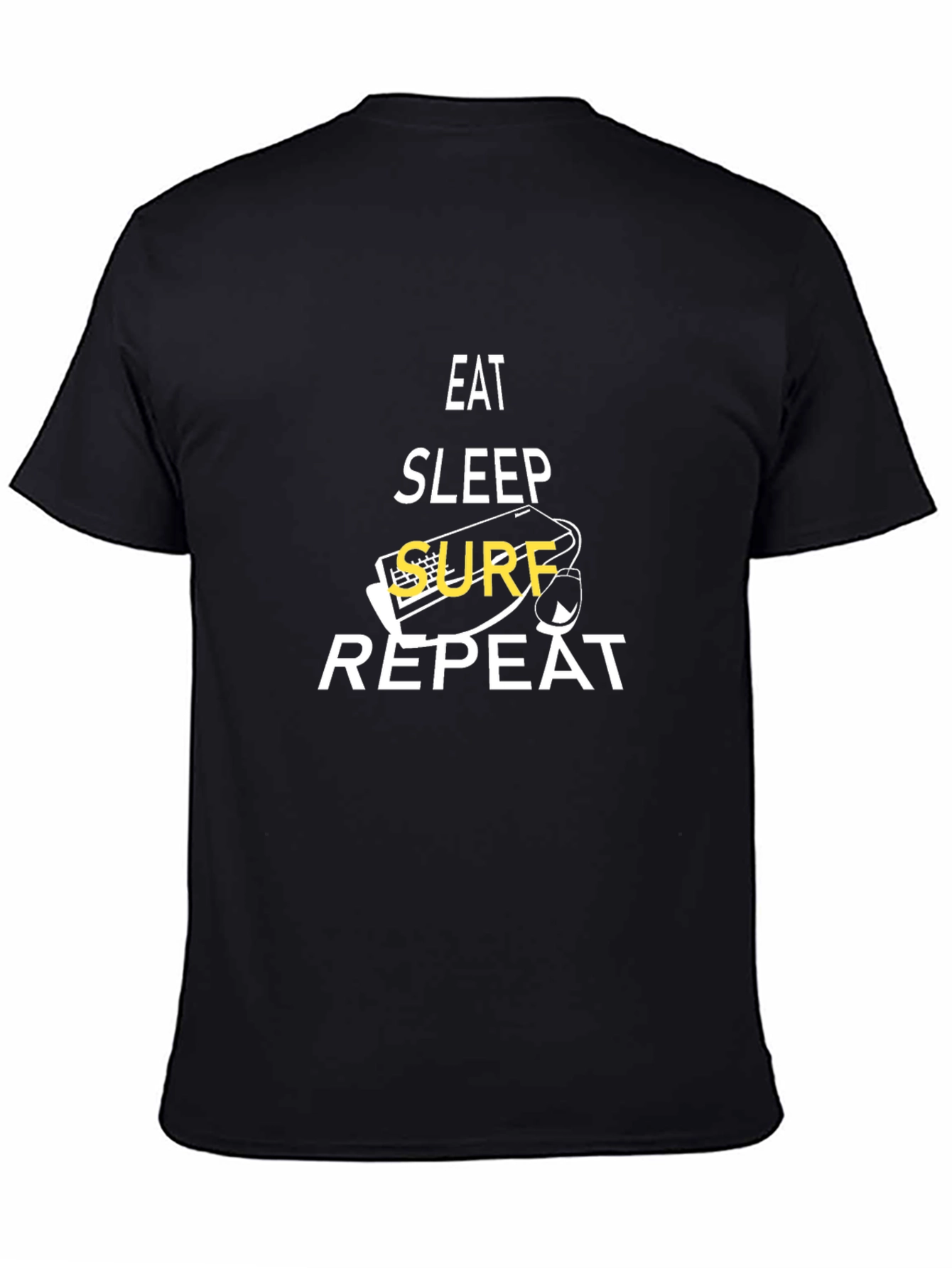 Eat Sleep Surf Repeat T-Shirt - Surfing Lifestyle Tee