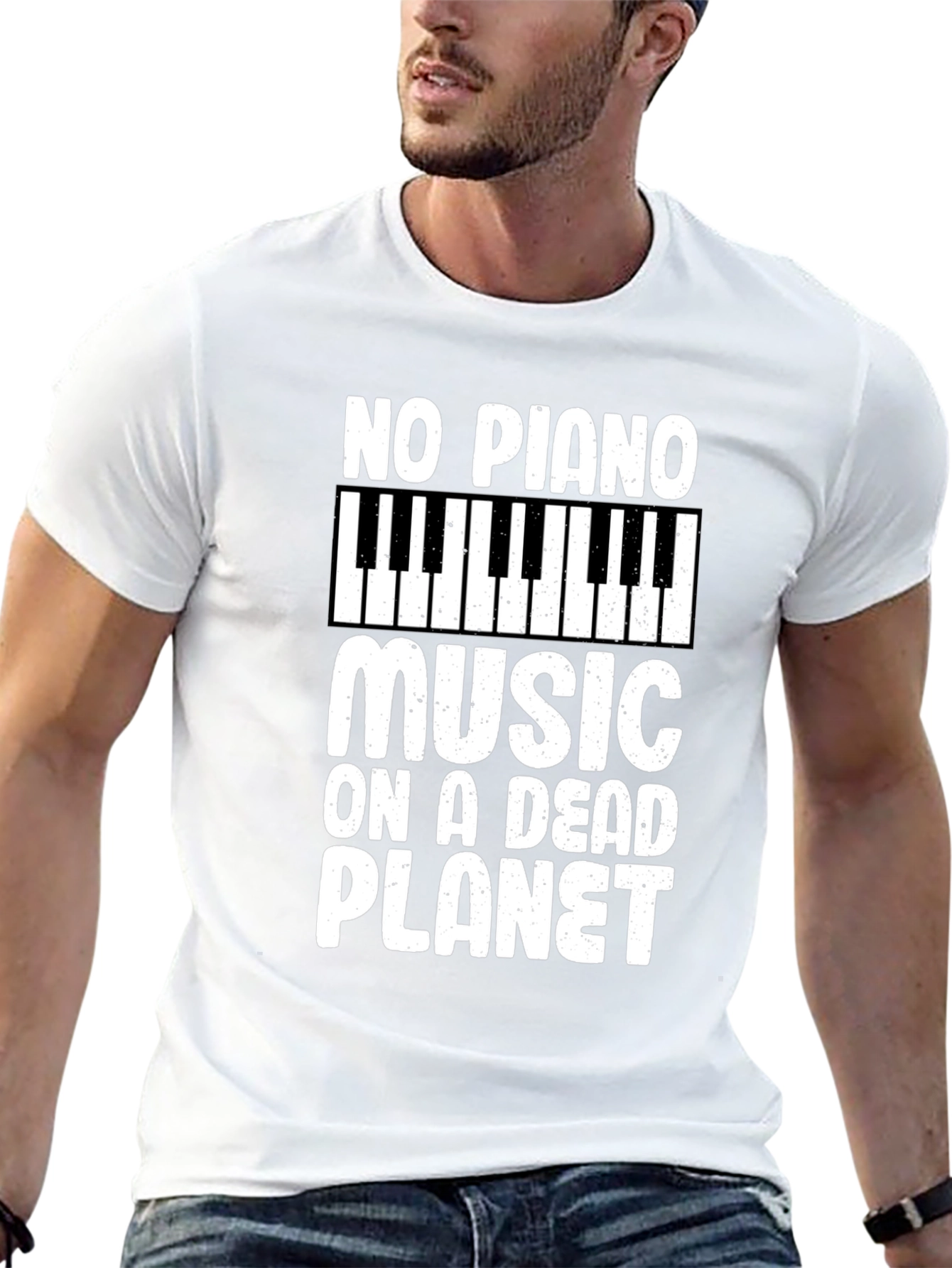 No Piano Music on a Dead Planet T-Shirt