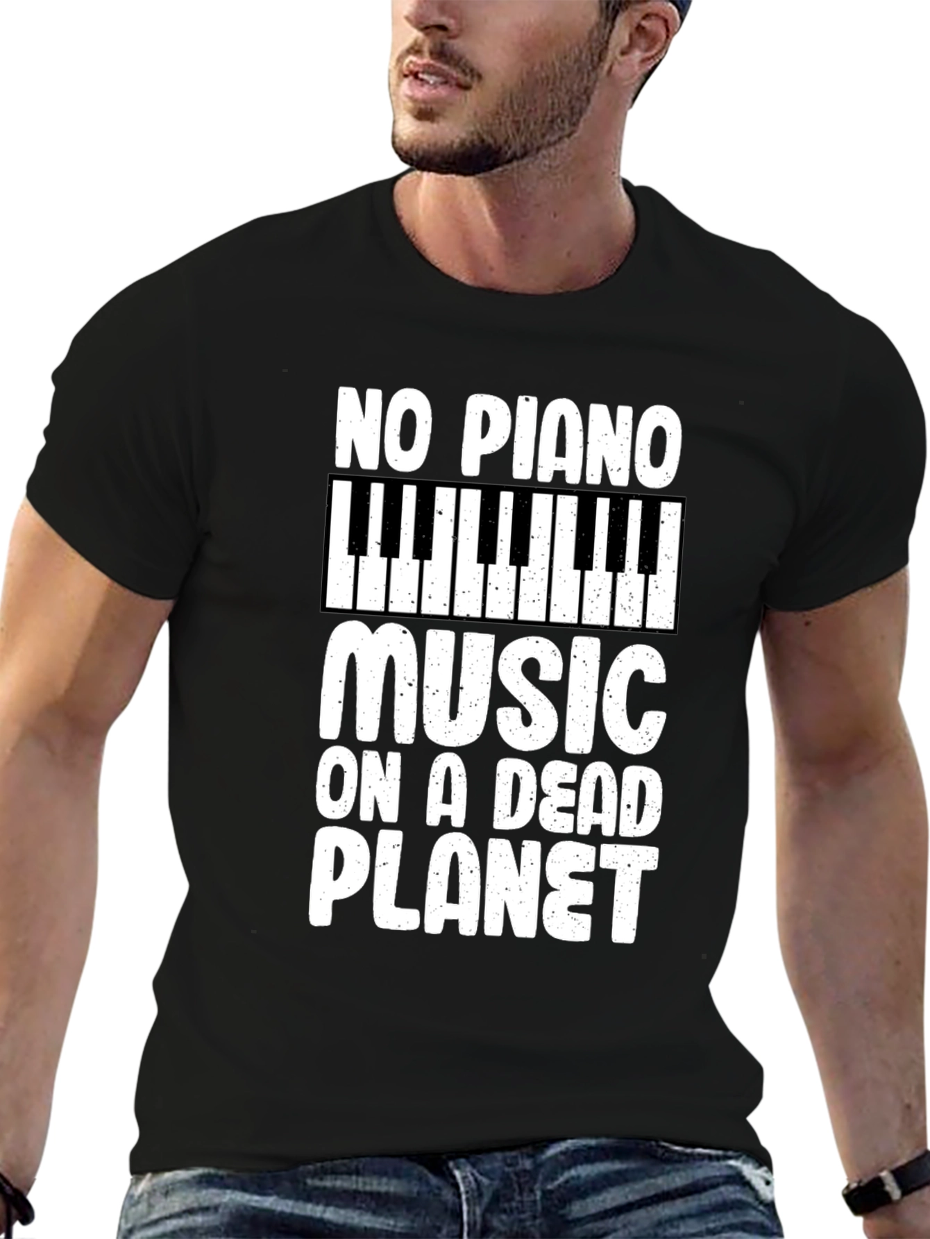 No Piano Music on a Dead Planet T-Shirt