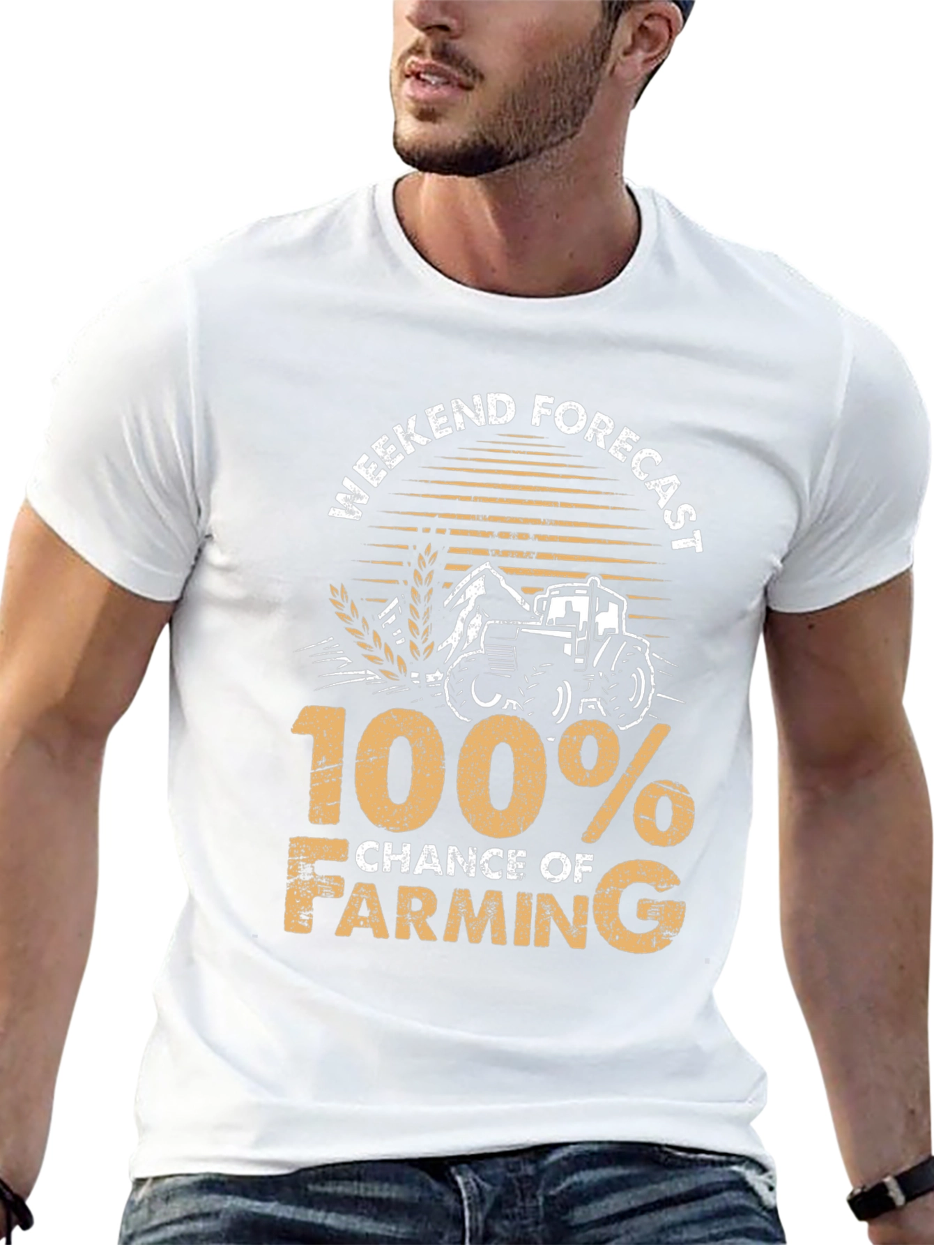 Farming Forecast T-Shirt - 100% Chance of Farming