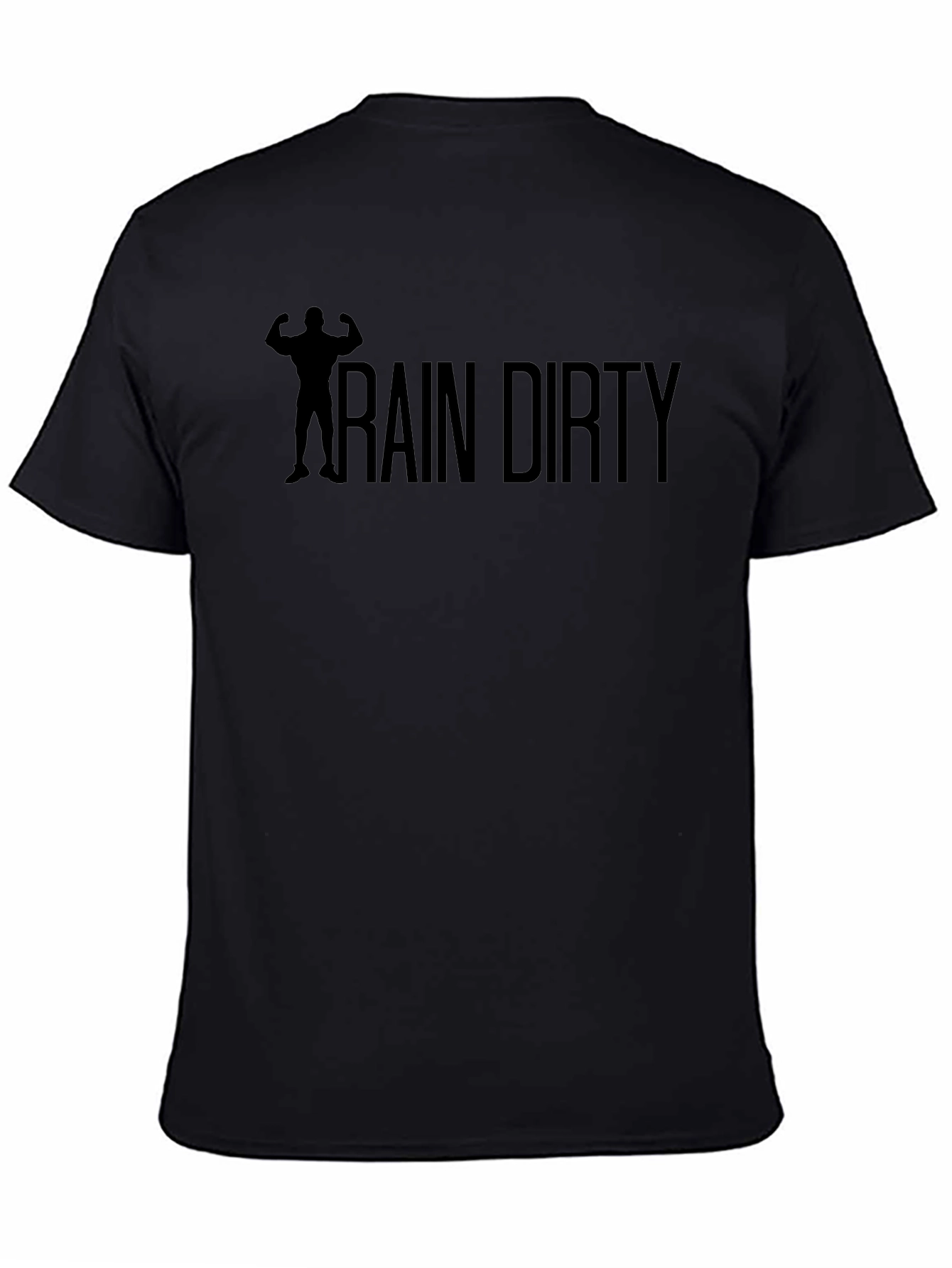 Train Dirty Black Graphic Tee