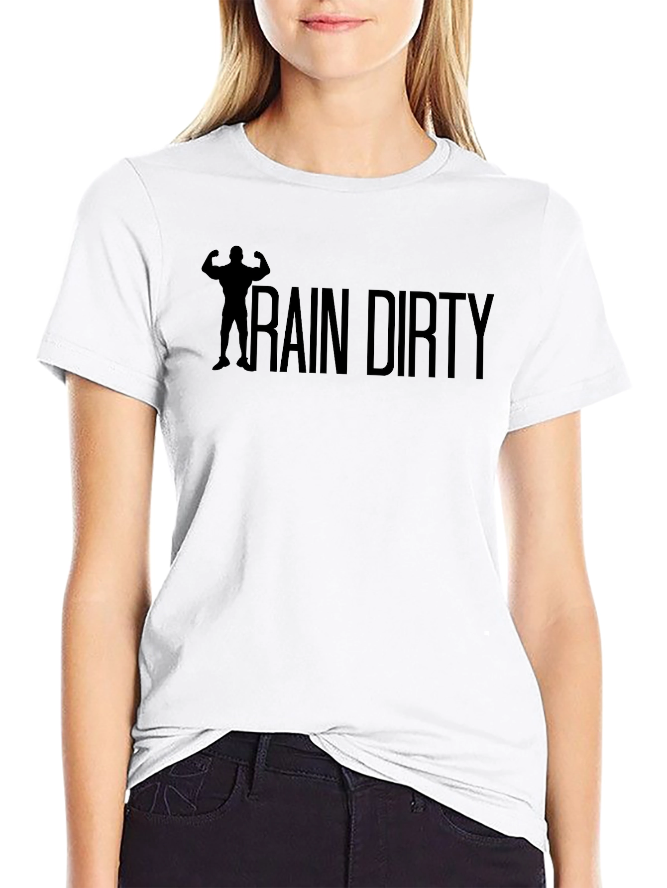 Train Dirty Black Graphic Tee