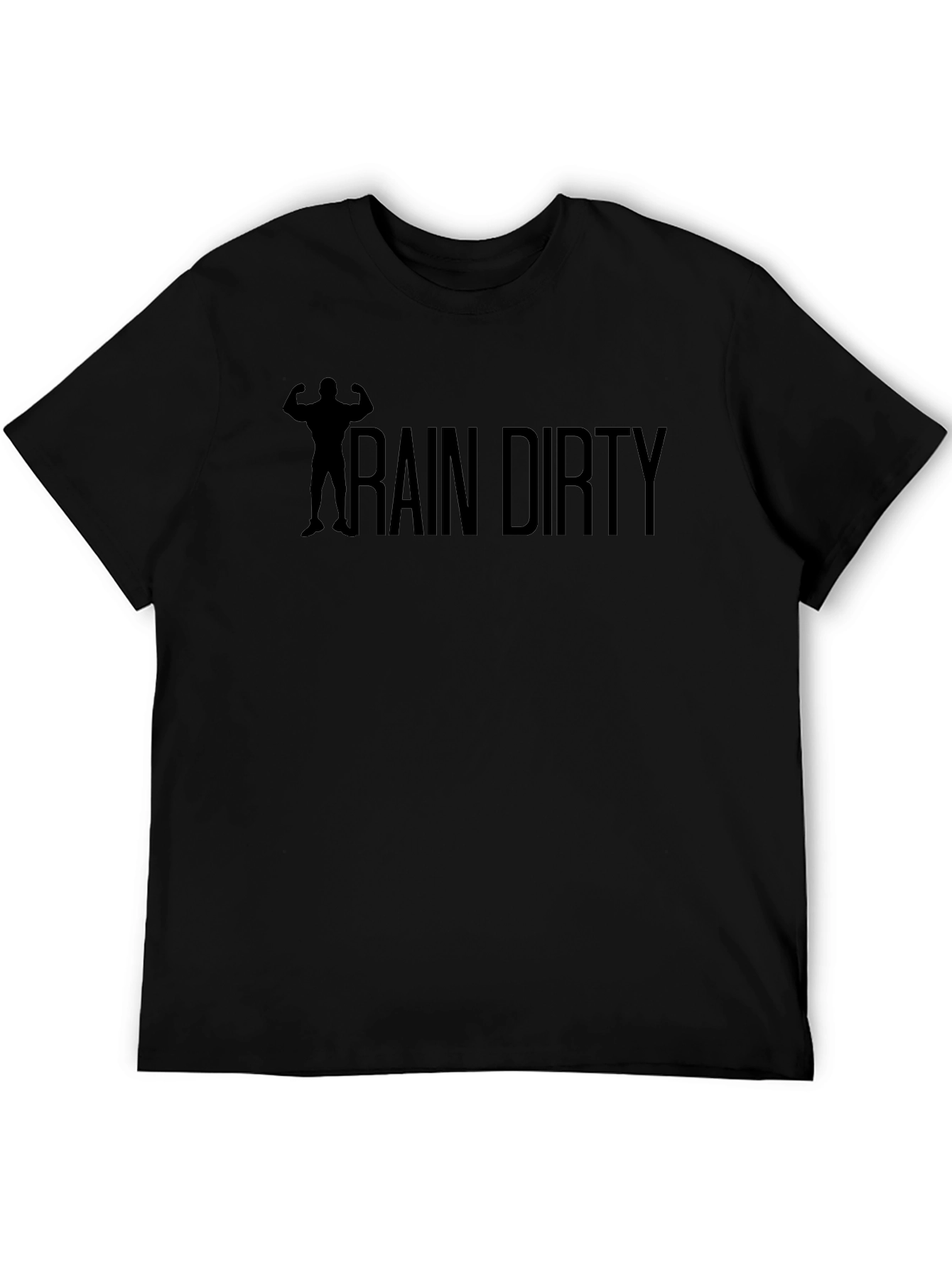 Train Dirty Black Graphic Tee