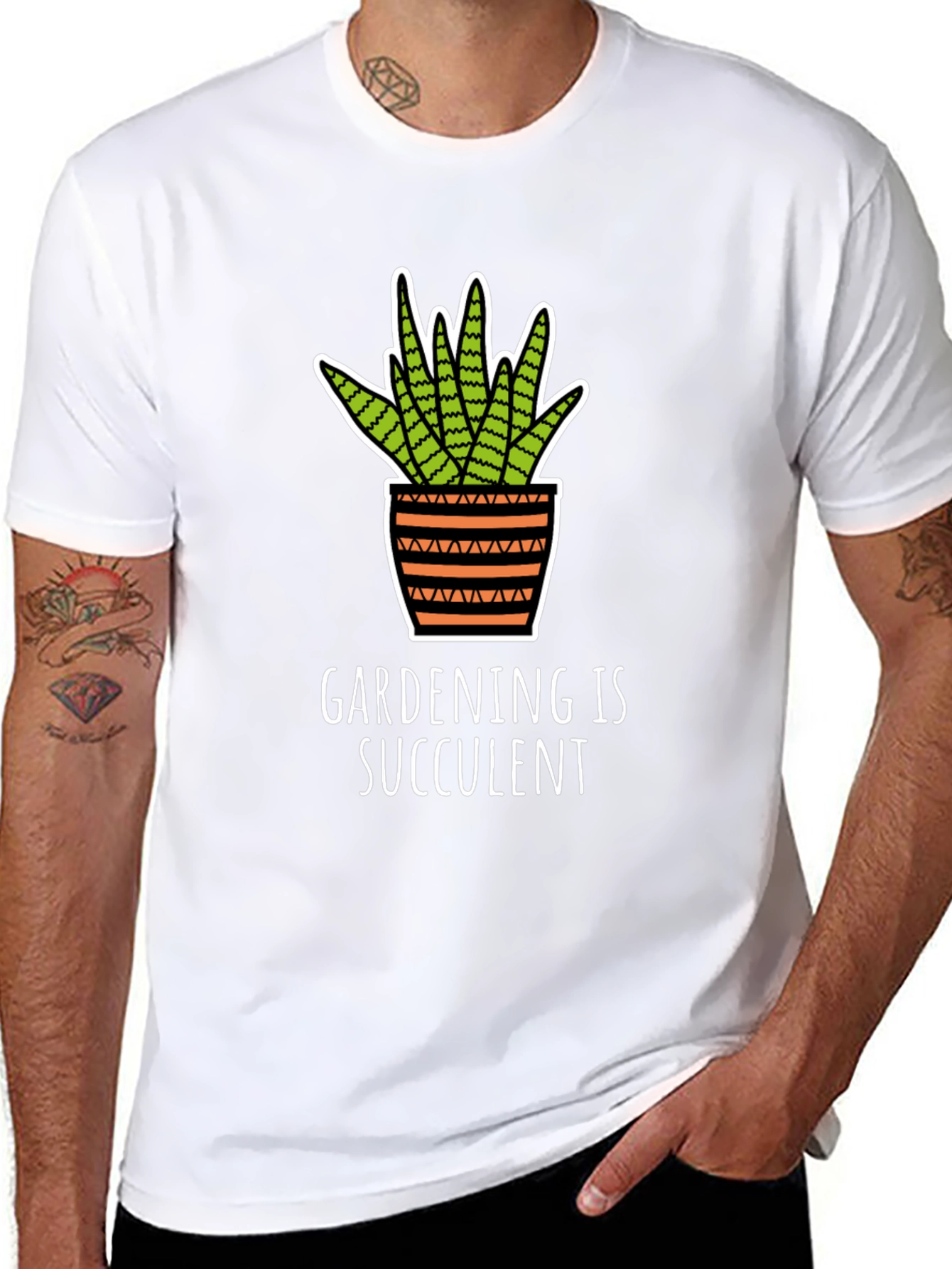 Gardening Is Succulent T-Shirt Plant Lover Gift