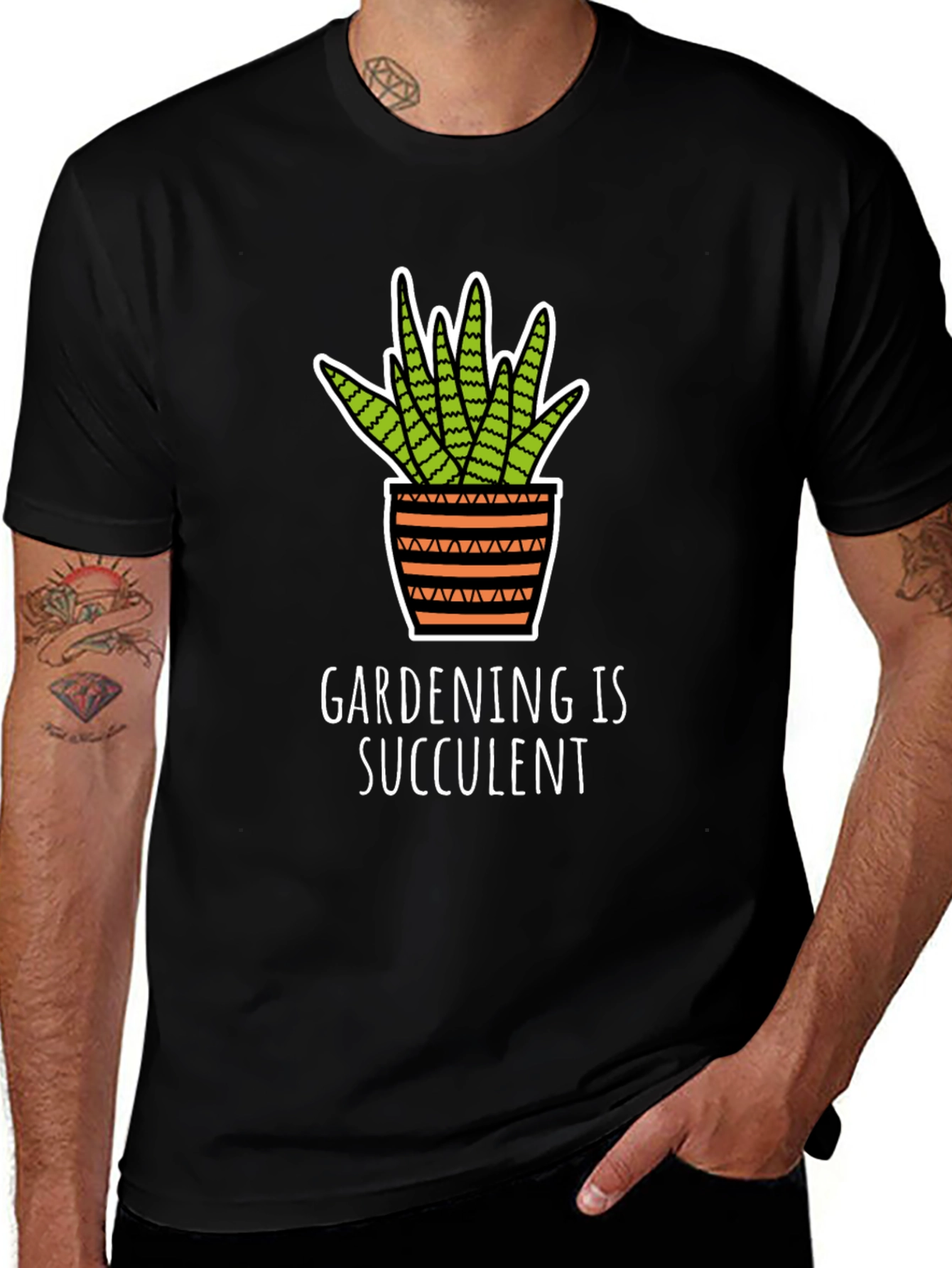 Gardening Is Succulent T-Shirt Plant Lover Gift