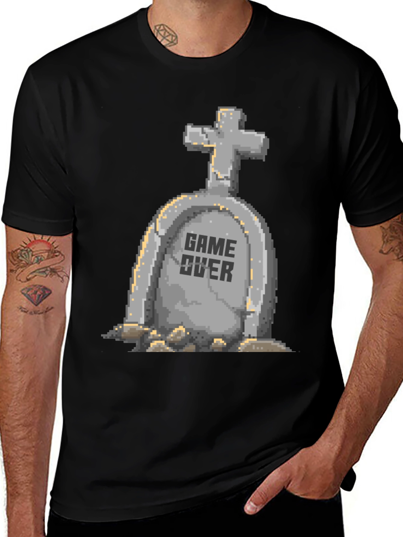 Game Over Pixel Art T-Shirt