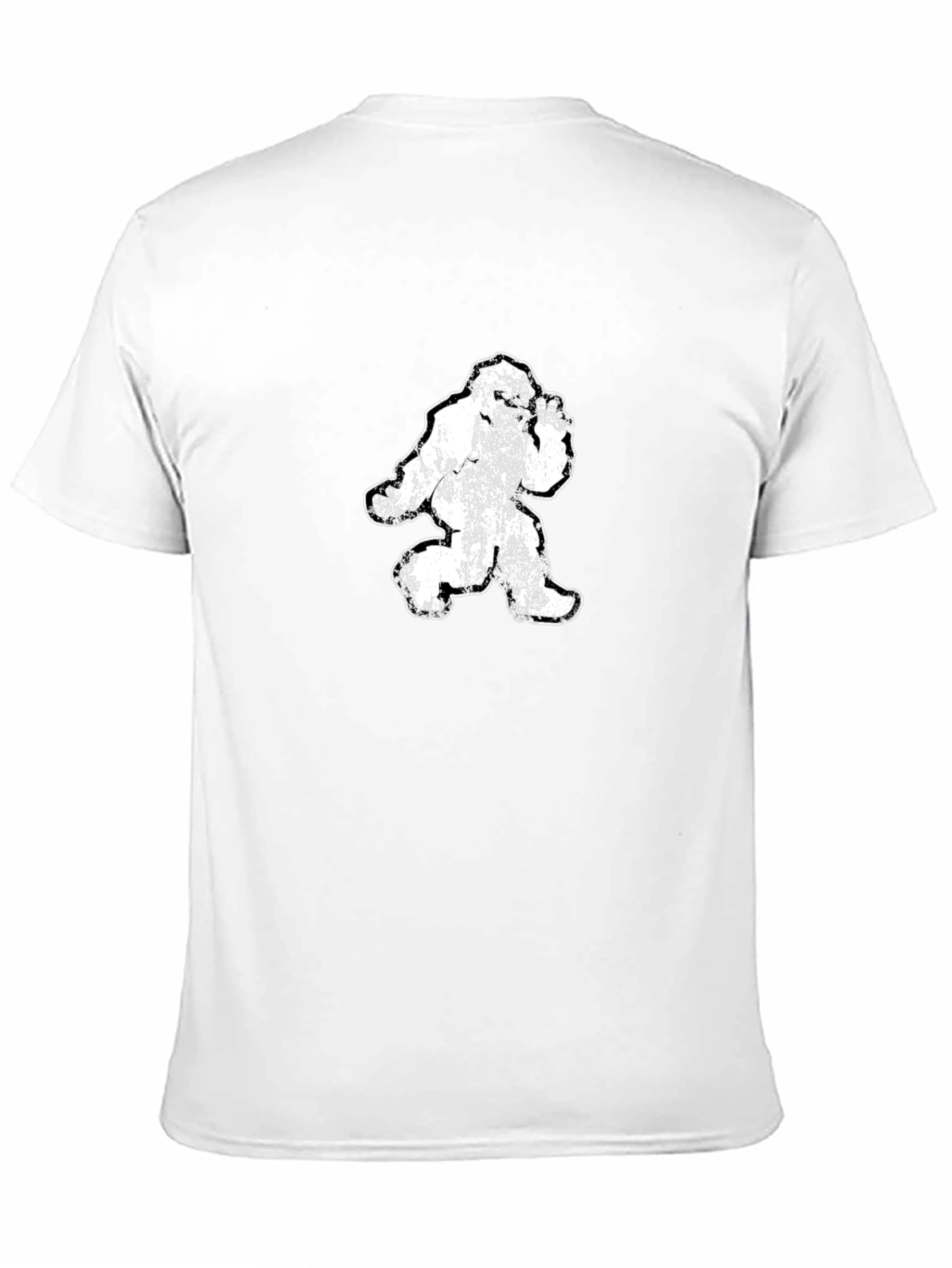 Sasquatch Graphic Tee - Black Cotton T-Shirt