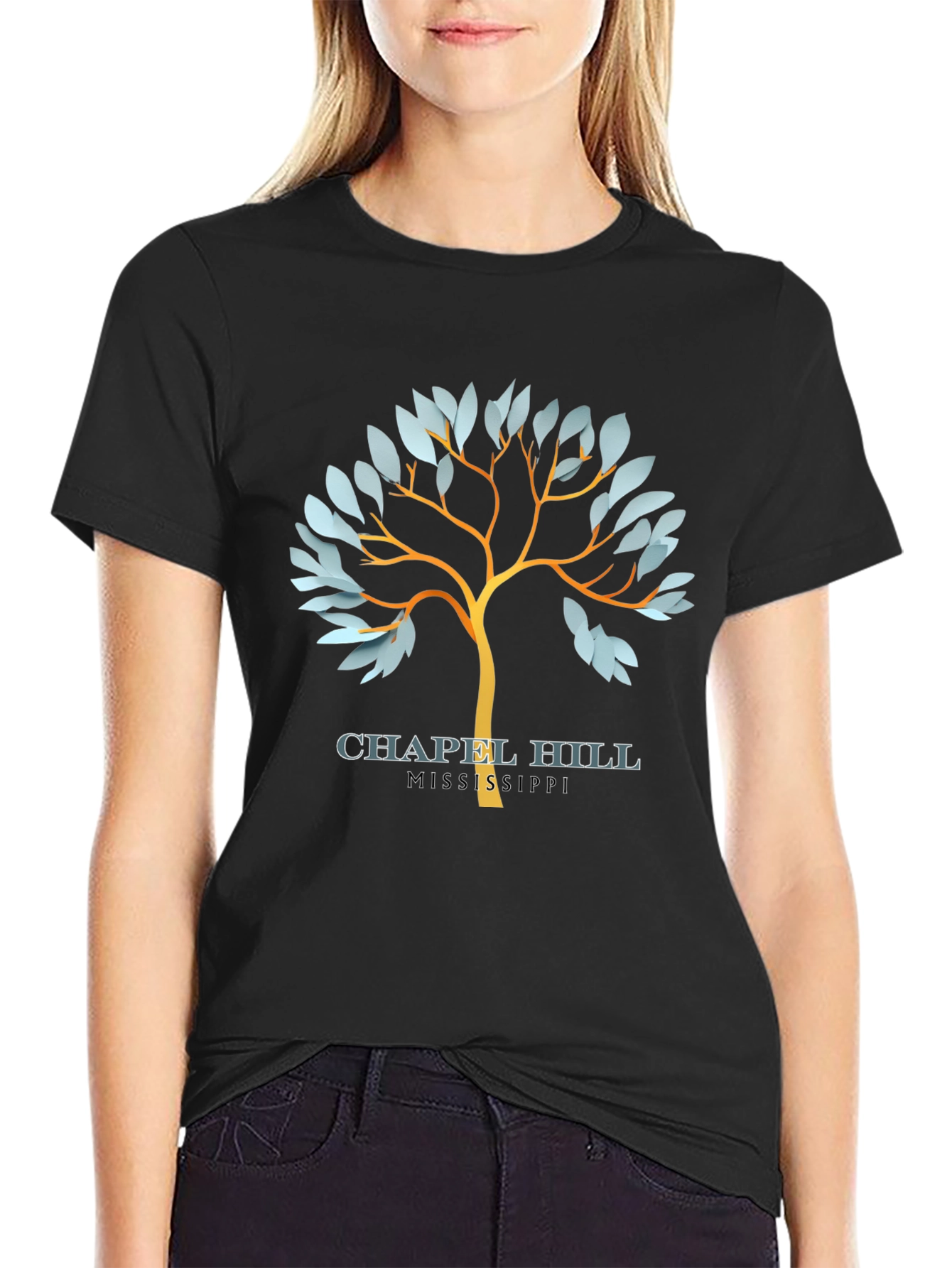 Chapel Hill Mississippi Tree Graphic Tee