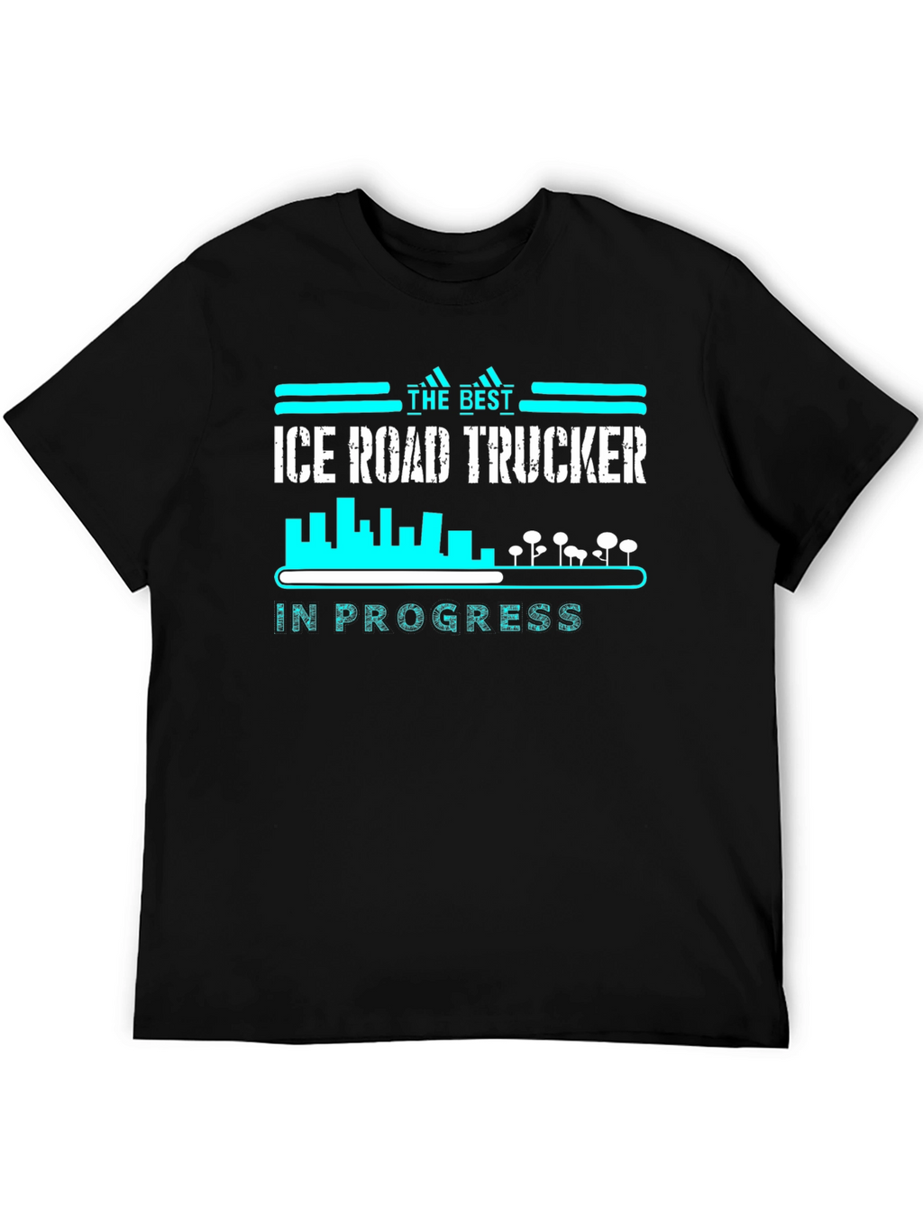 Ice Road Trucker T-Shirt - Black Cotton Tee