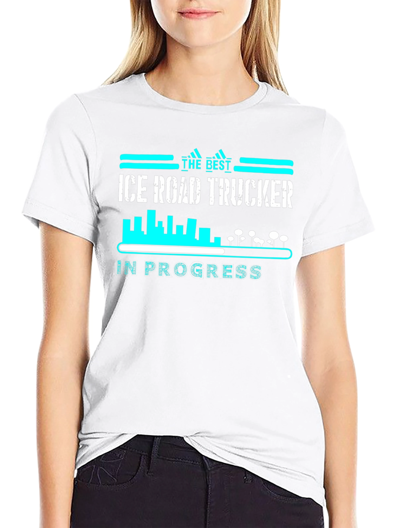 Ice Road Trucker T-Shirt - Black Cotton Tee