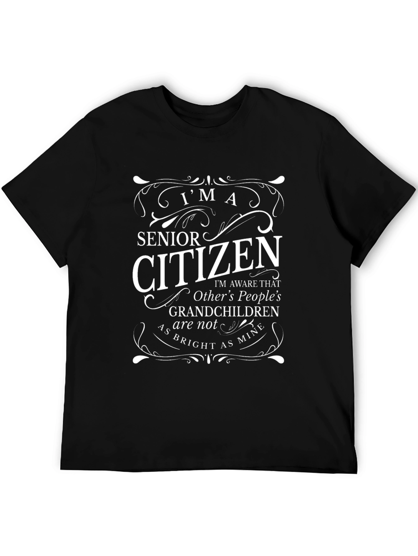 Senior Citizen Grandchildren Graphic T-Shirt