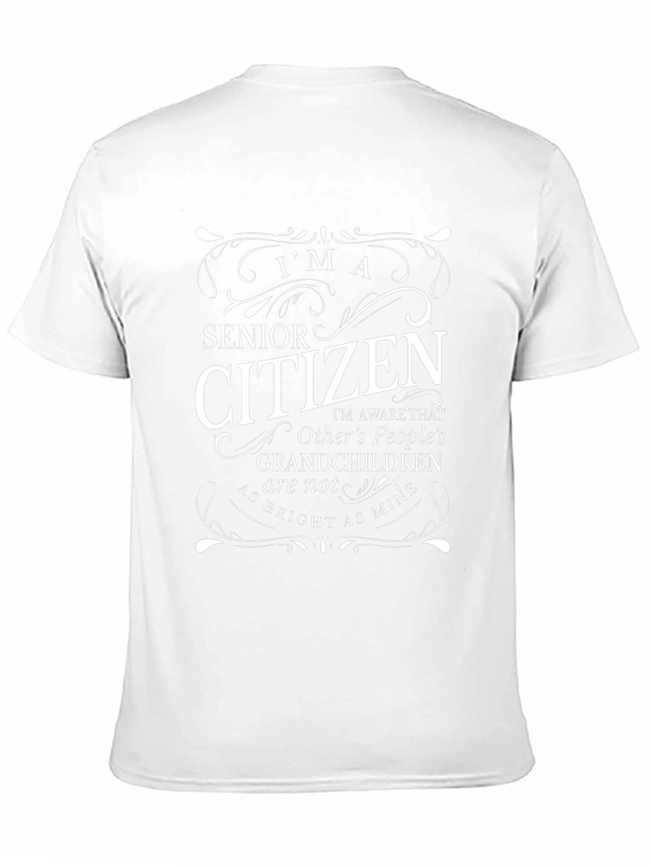 Senior Citizen Grandchildren Graphic T-Shirt