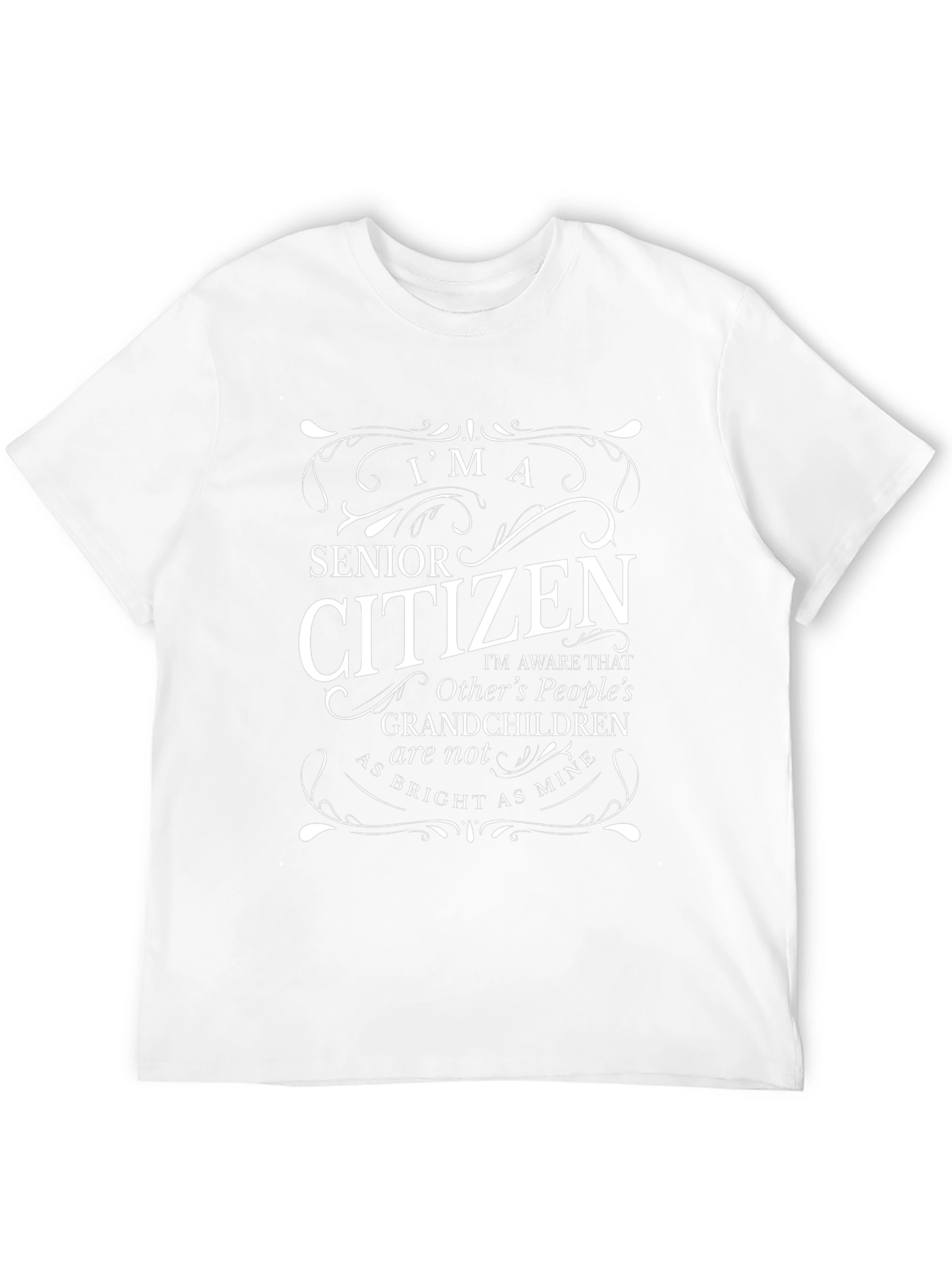 Senior Citizen Grandchildren Graphic T-Shirt