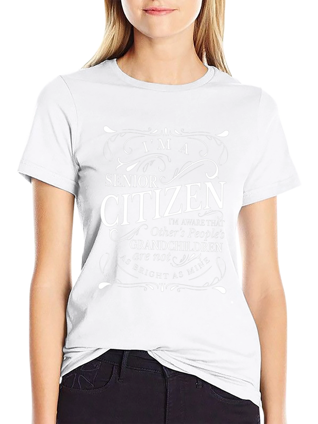 Senior Citizen Grandchildren Graphic T-Shirt