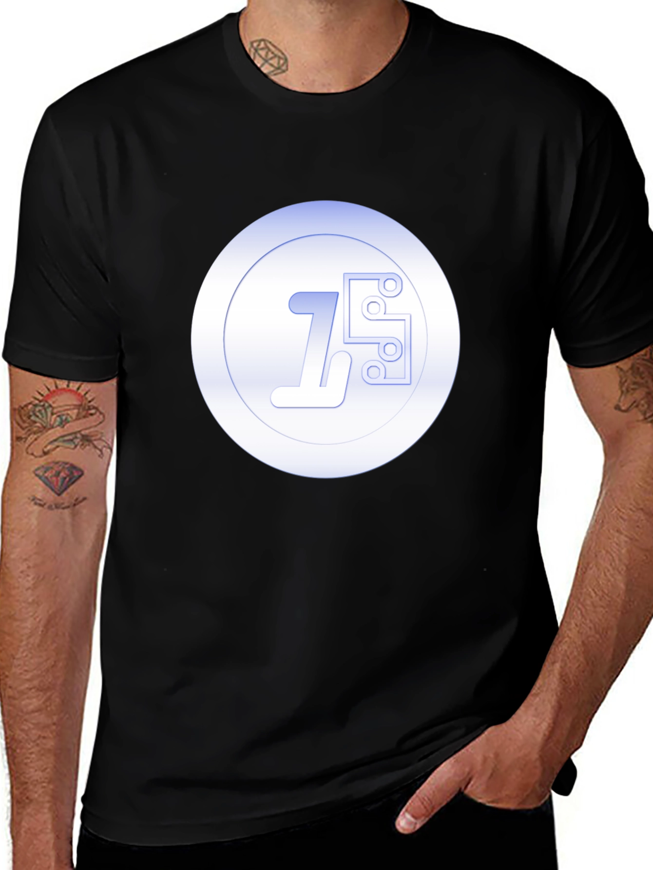 Modern Circuit T-Shirt - Black Casual Wear